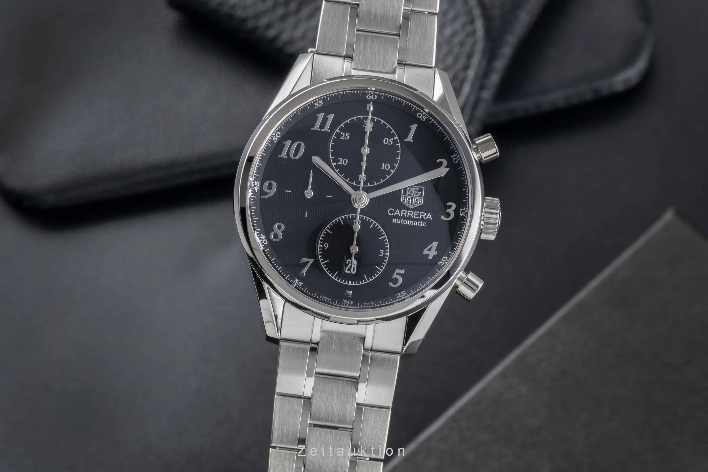 Tag Heuer Carrera chronograph steel automatic men's watch CAS2110.FC6266 LP: 4900EUR  [2501095] - Image 2