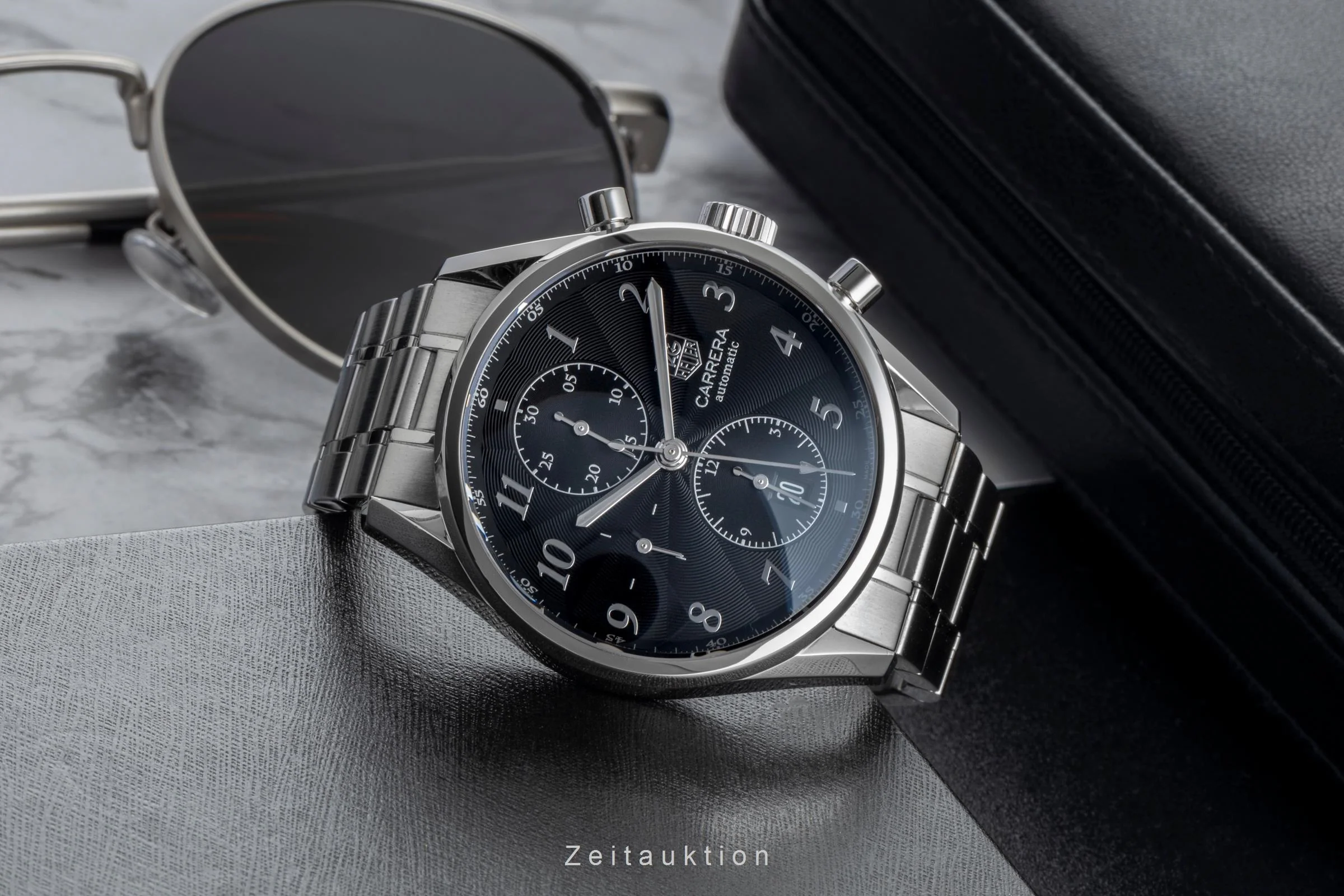 Tag Heuer Carrera chronograph steel automatic men's watch CAS2110.FC6266  [2507386] - Image 3