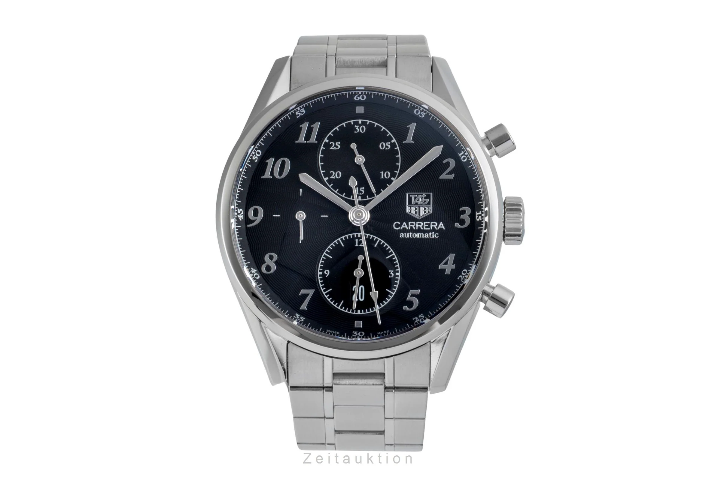 Tag Heuer Carrera chronograph steel automatic men's watch CAS2110.FC6266  [2507386] - Image 5