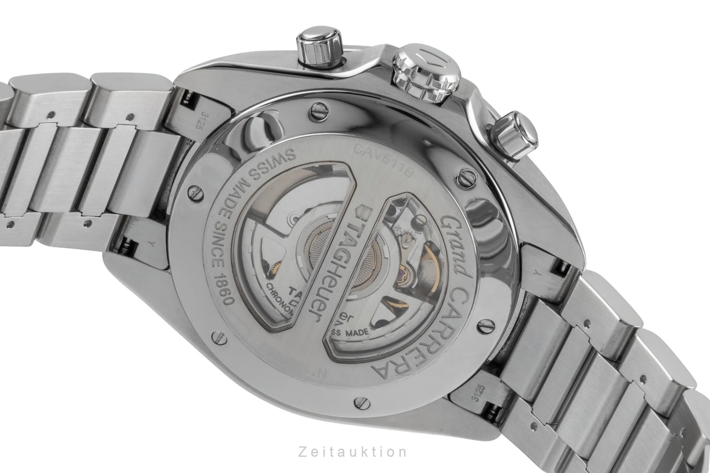 Tag Heuer Carrera chronograph steel automatic men's watch CAV511B  [2505600] - Image 12