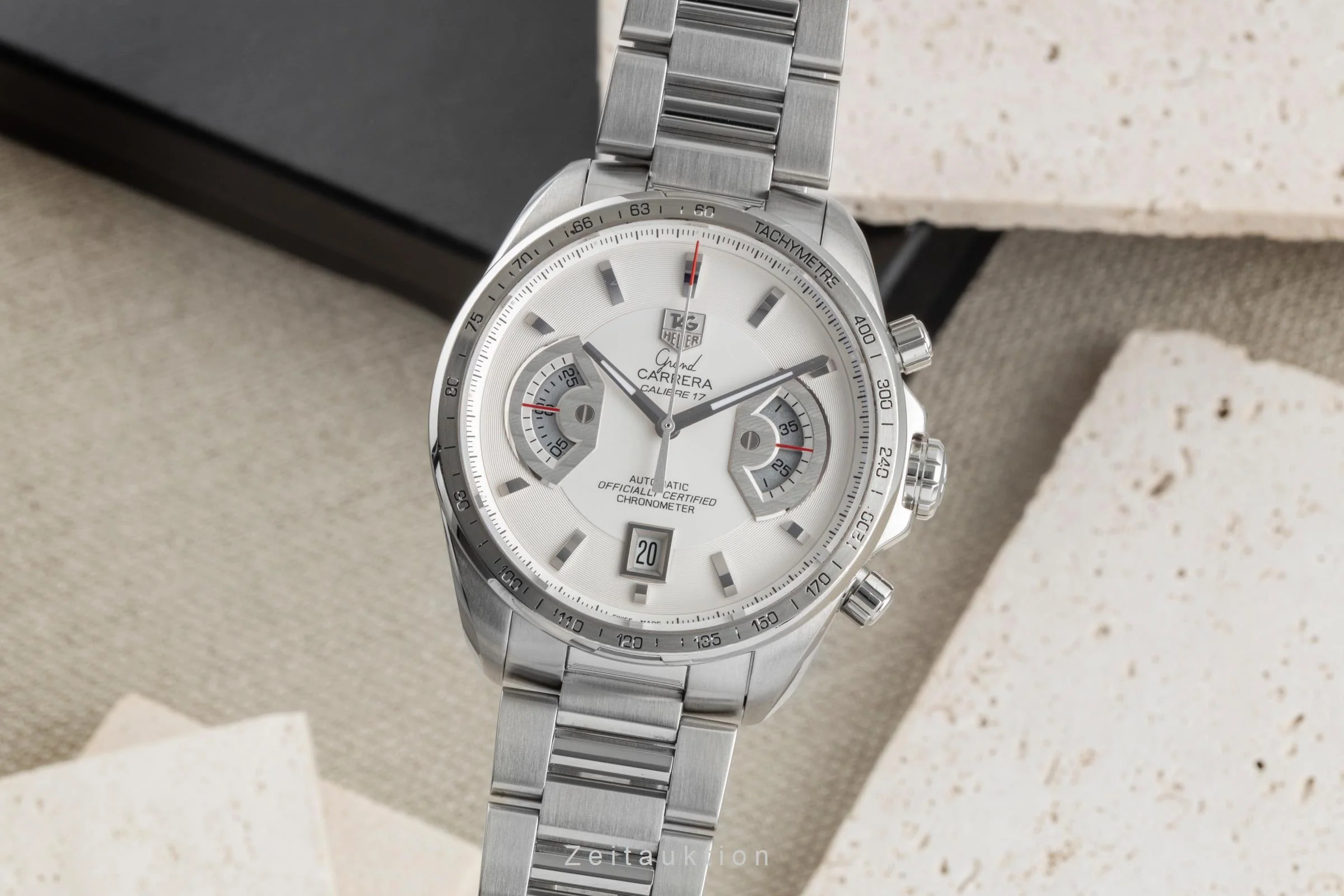 Tag Heuer Carrera chronograph steel automatic men's watch CAV511B  [2505600] - Image 2