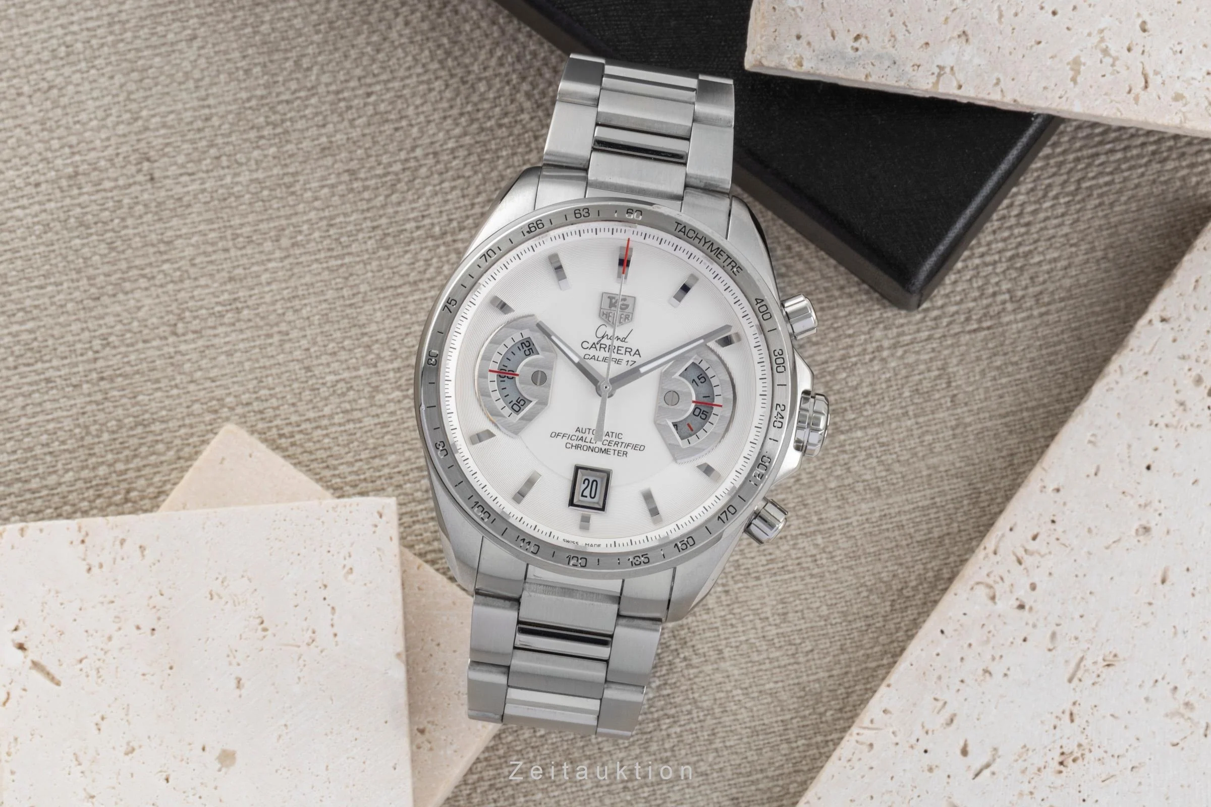 Tag Heuer Carrera chronograph steel automatic men's watch CAV511B  [2505600] - Image 4