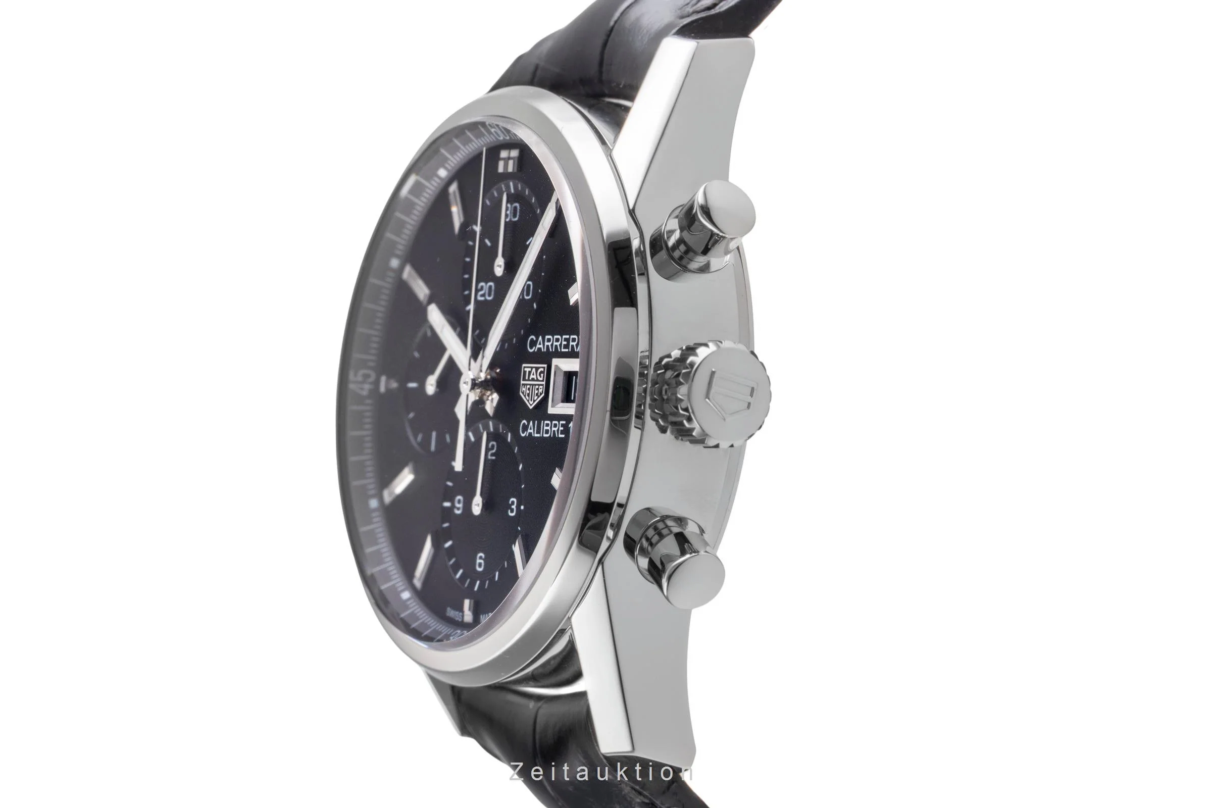 Tag Heuer Carrera chronograph steel automatic men's watch CBK2110  [2504994] - Image 7