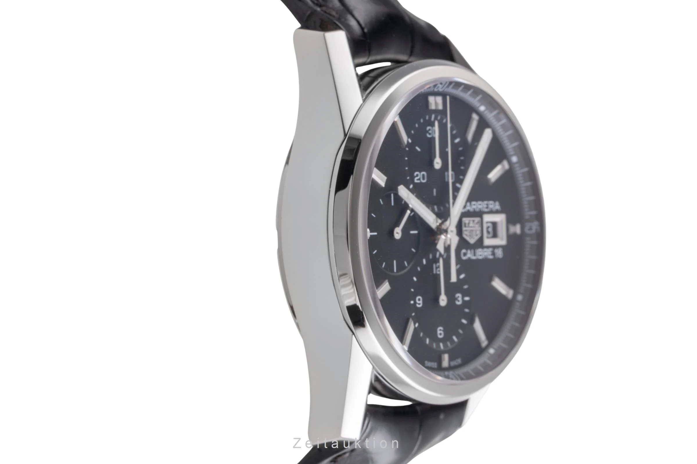 Tag Heuer Carrera chronograph steel automatic men's watch CBK2110  [2504994] - Image 8
