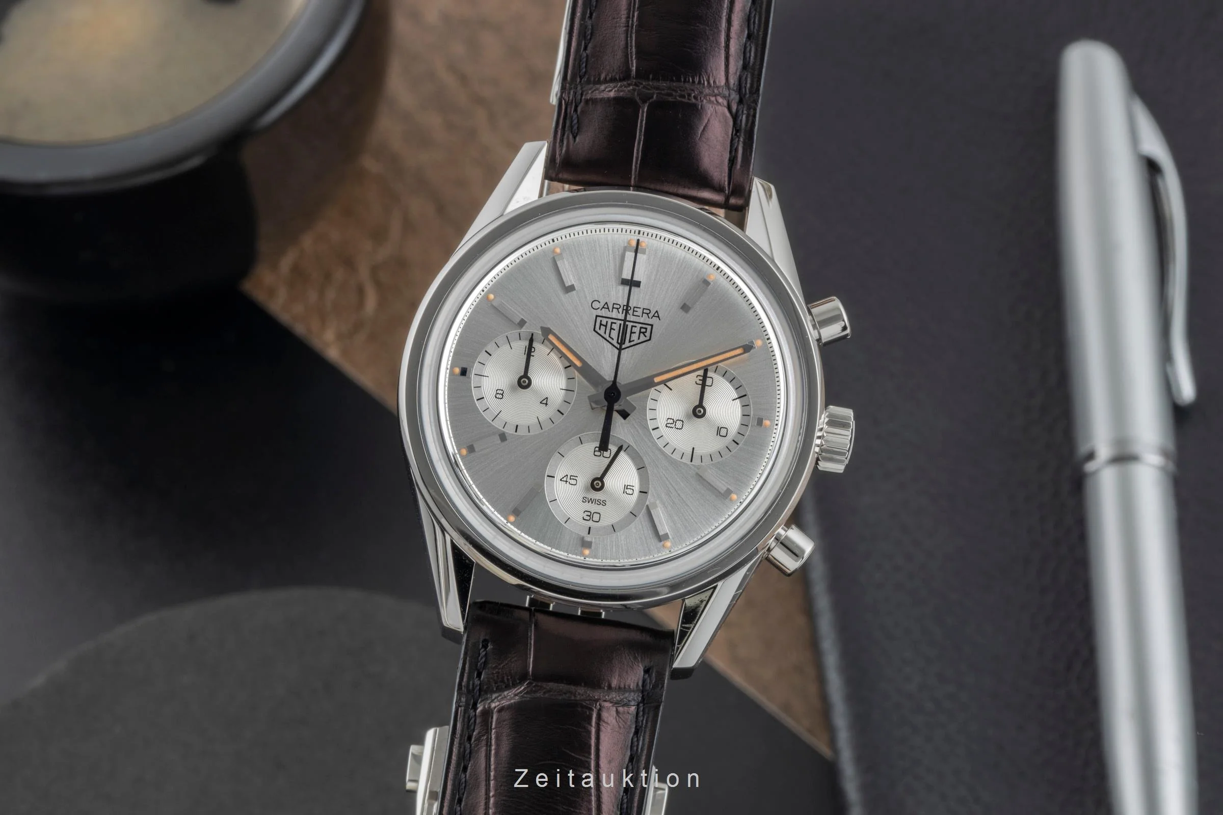 Tag Heuer Carrera chronograph steel automatic men's watch CBK221B Limited  [2505451] - Image 2