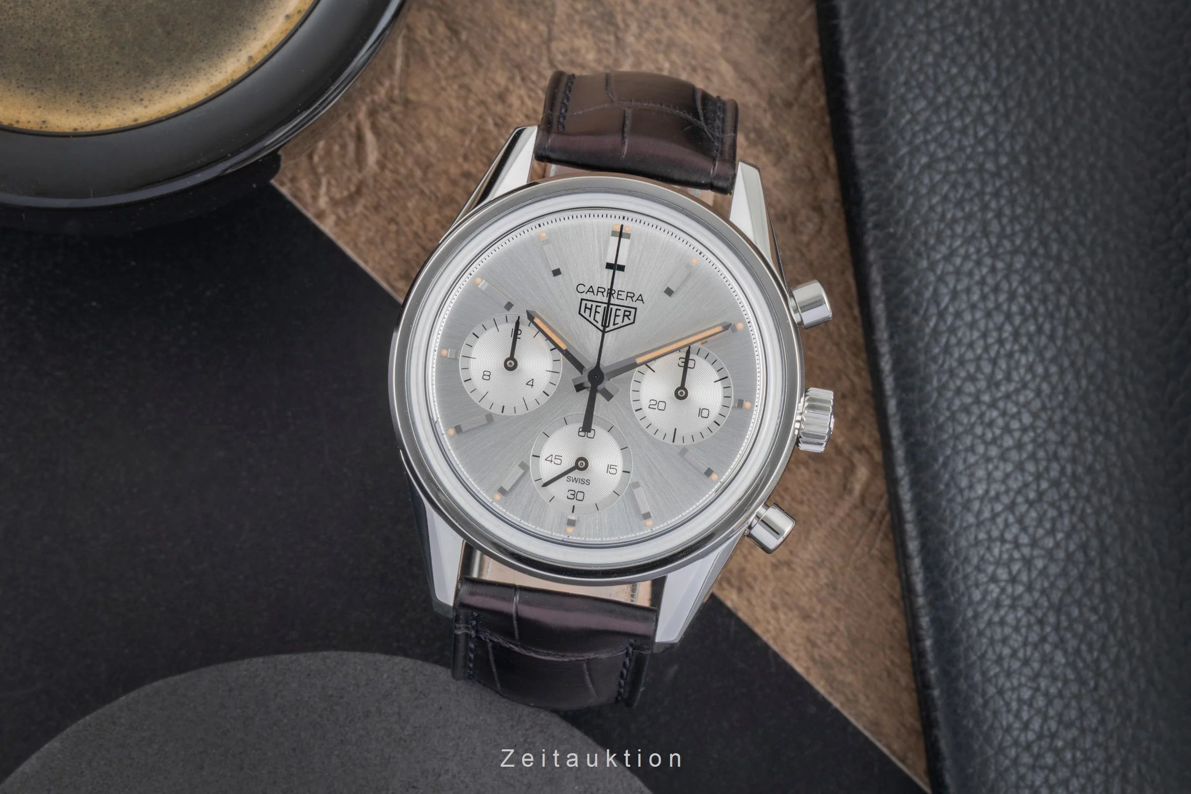 Tag Heuer Carrera chronograph steel automatic men's watch CBK221B Limited  [2505451] - Image 4