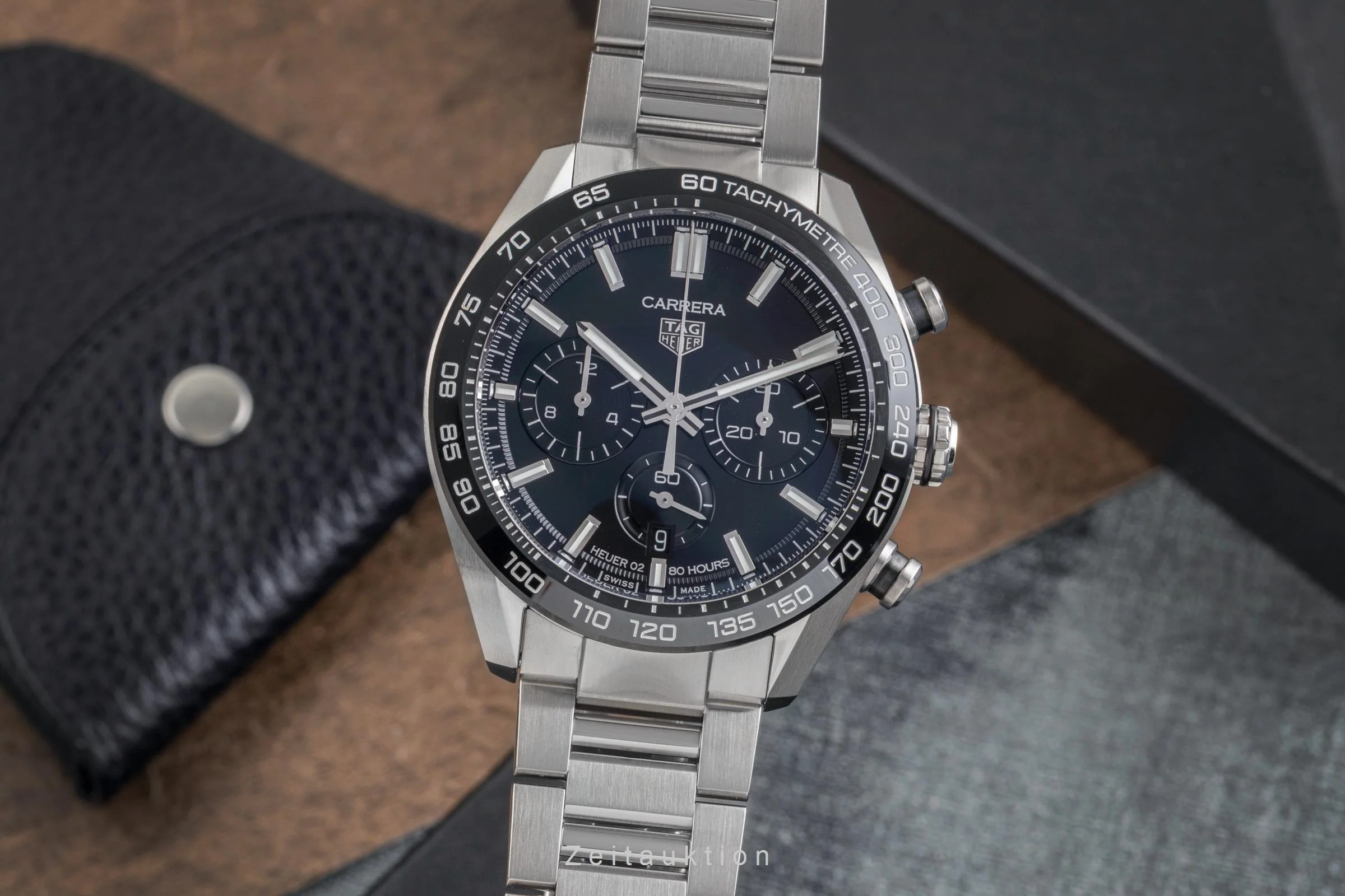 Tag Heuer Carrera chronograph steel automatic men's watch CBN2A1B.BA0643 LP: 6450EUR  [2503349] - Image 2