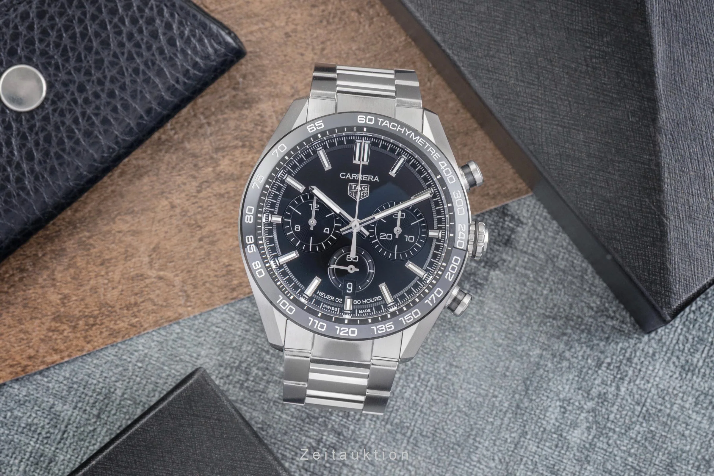 Tag Heuer Carrera chronograph steel automatic men's watch CBN2A1B.BA0643 LP: 6450EUR  [2503349] - Image 4