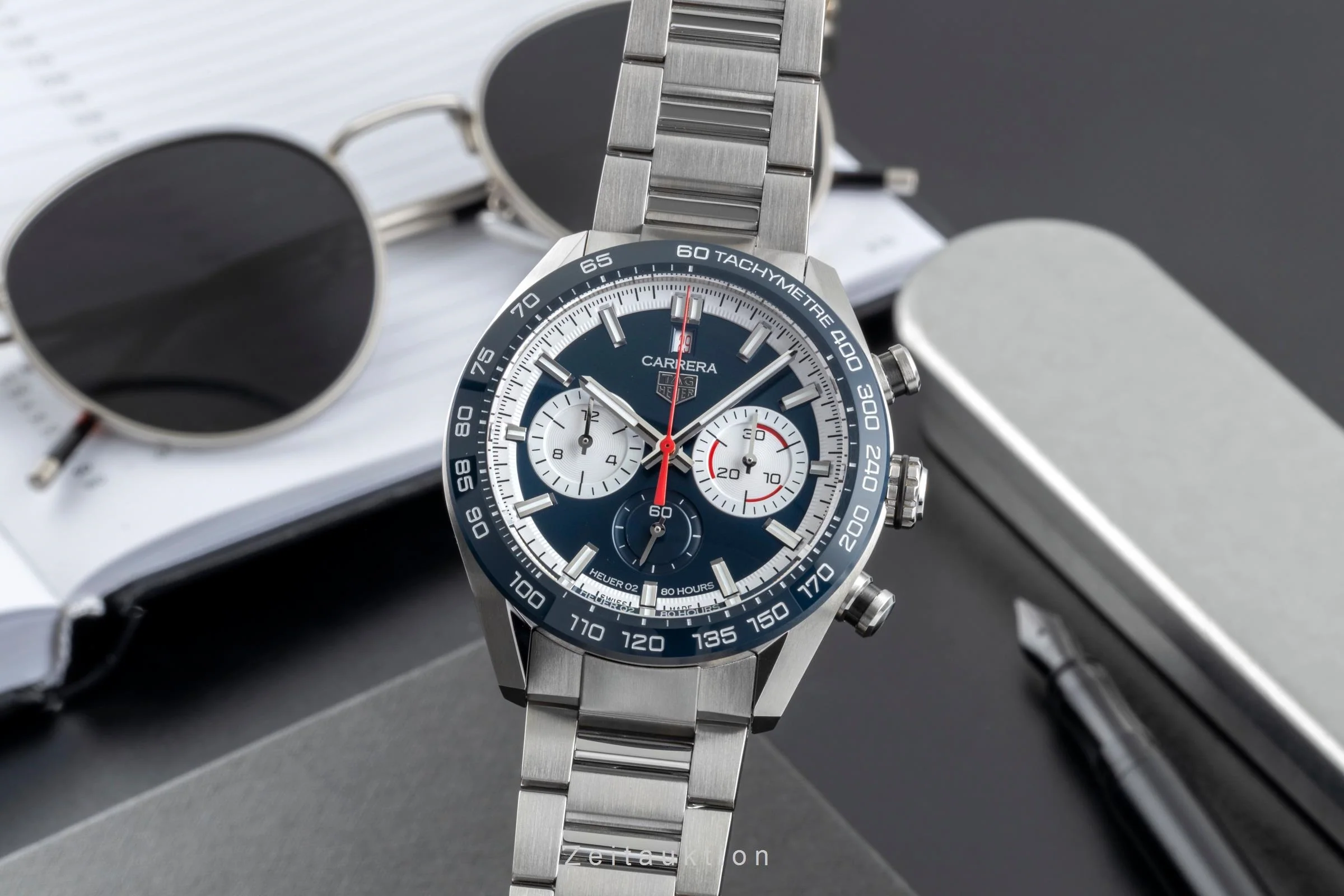 Tag Heuer Carrera chronograph steel automatic men's watch CBN2A1E.BA0643 Limited  [2506551] - Image 2