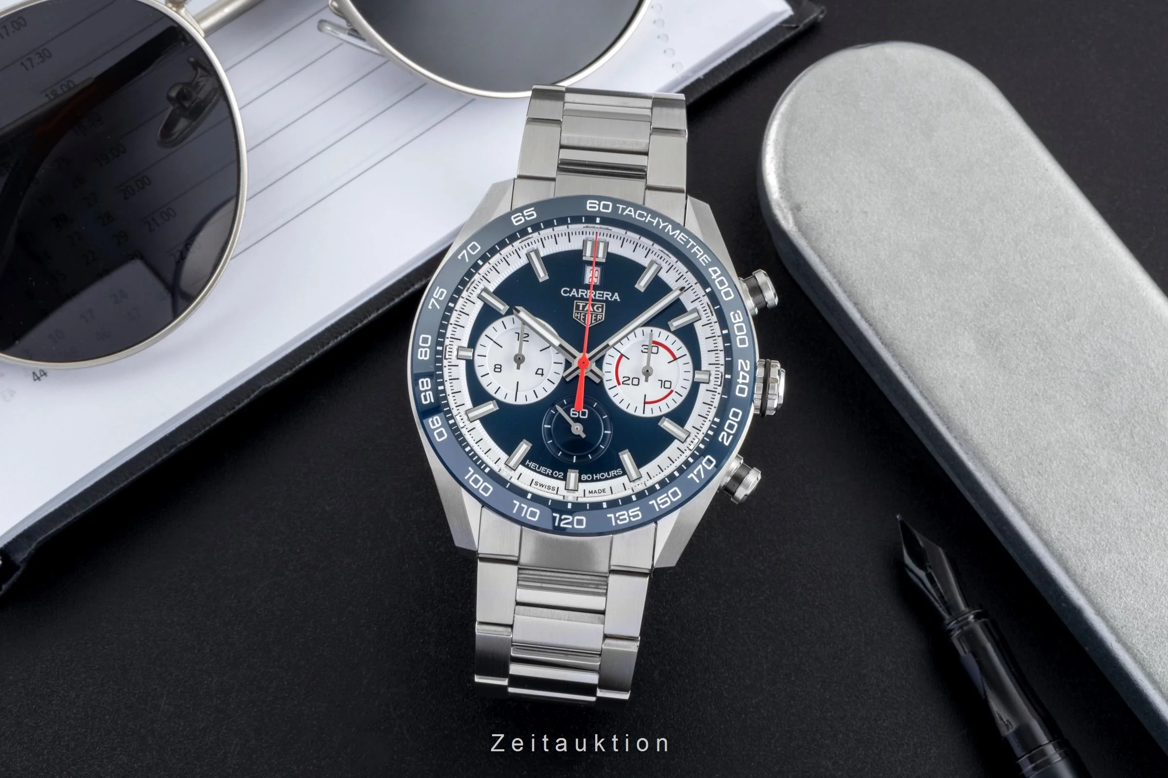 Tag Heuer Carrera chronograph steel automatic men's watch CBN2A1E.BA0643 Limited  [2506551] - Image 4