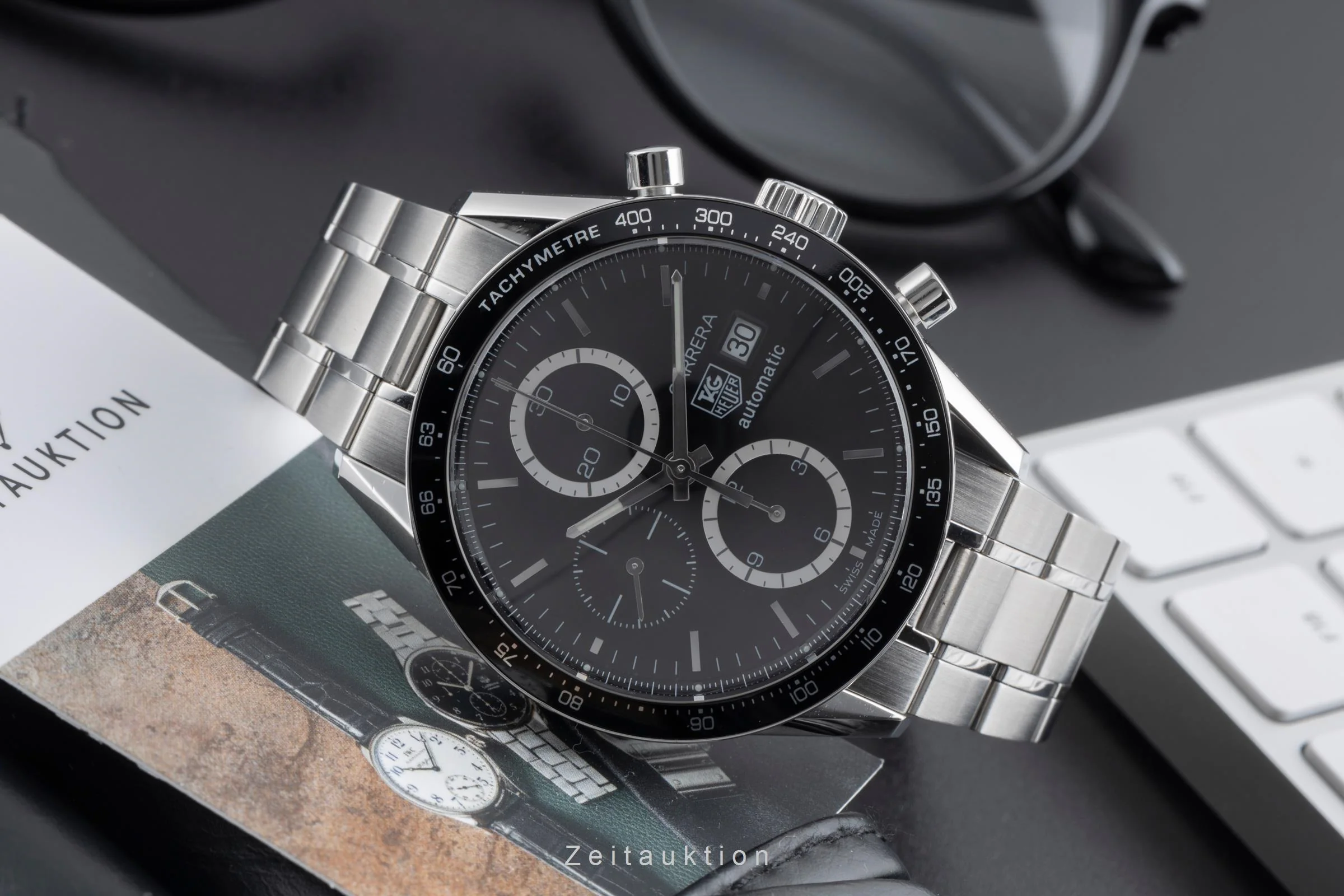 Tag Heuer Carrera chronograph steel automatic men's watch CV2010.BA0788  [2504391] - Image 3
