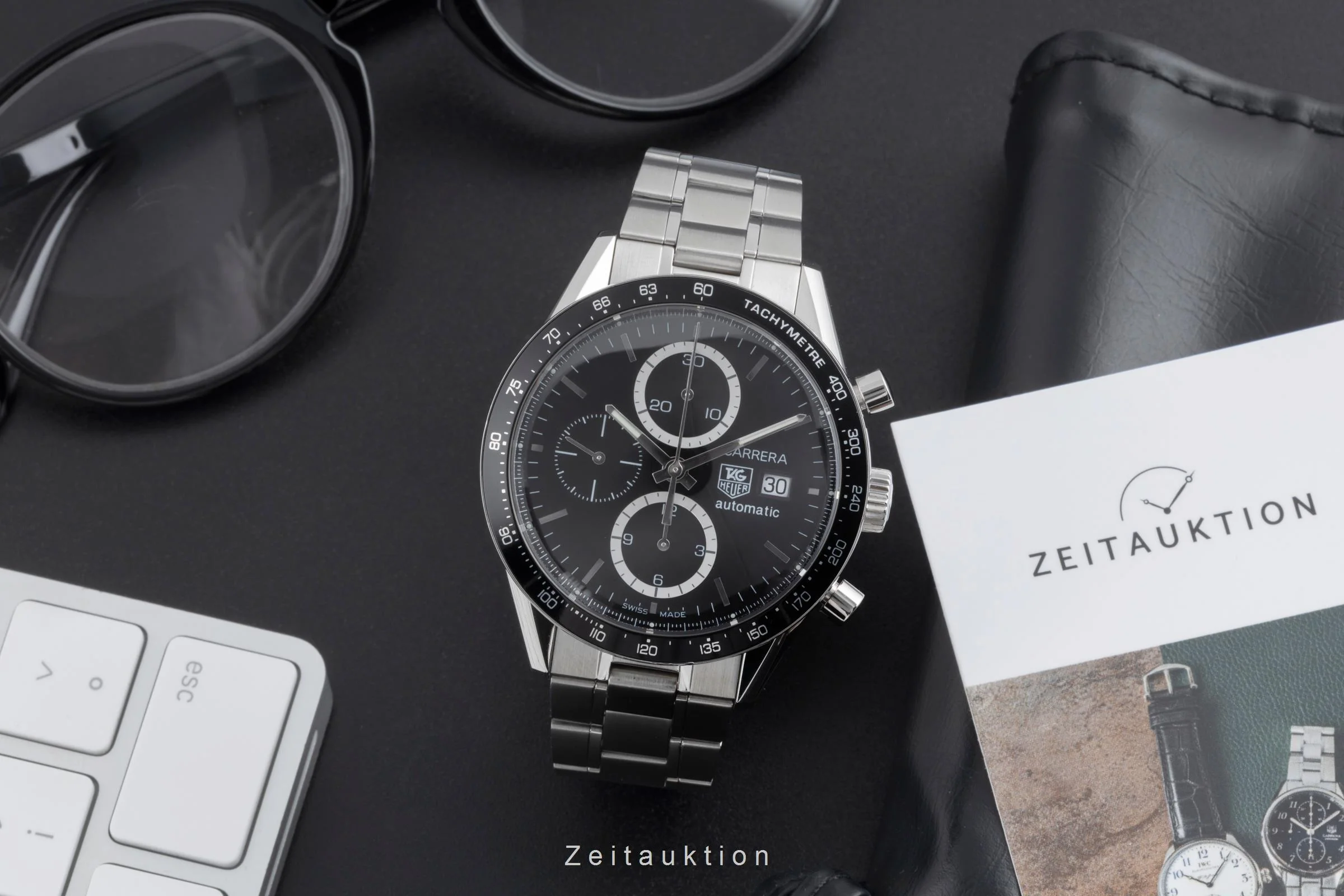 Tag Heuer Carrera chronograph steel automatic men's watch CV2010.BA0788  [2504391] - Image 4