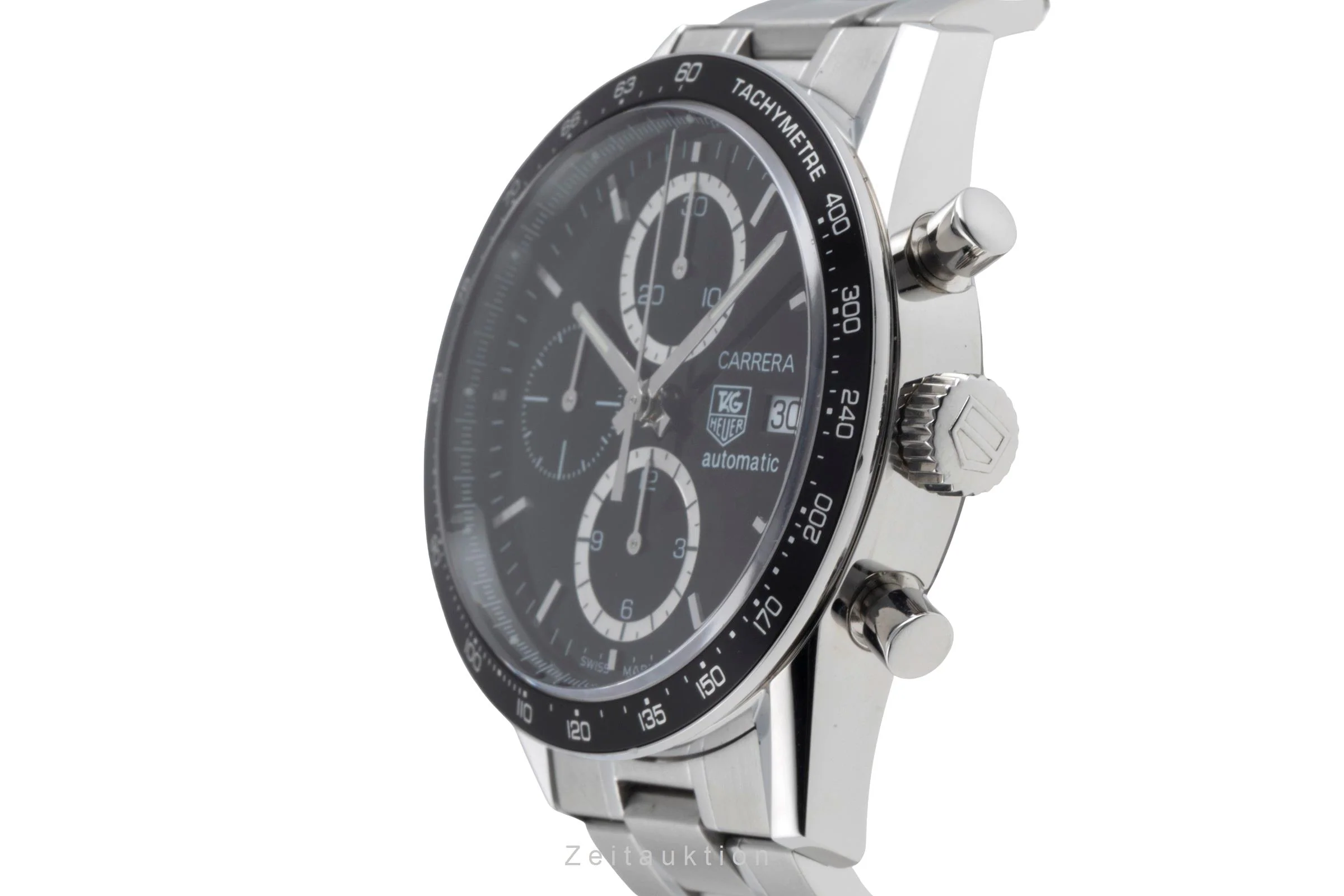 Tag Heuer Carrera chronograph steel automatic men's watch CV2010.BA0788  [2504391] - Image 7