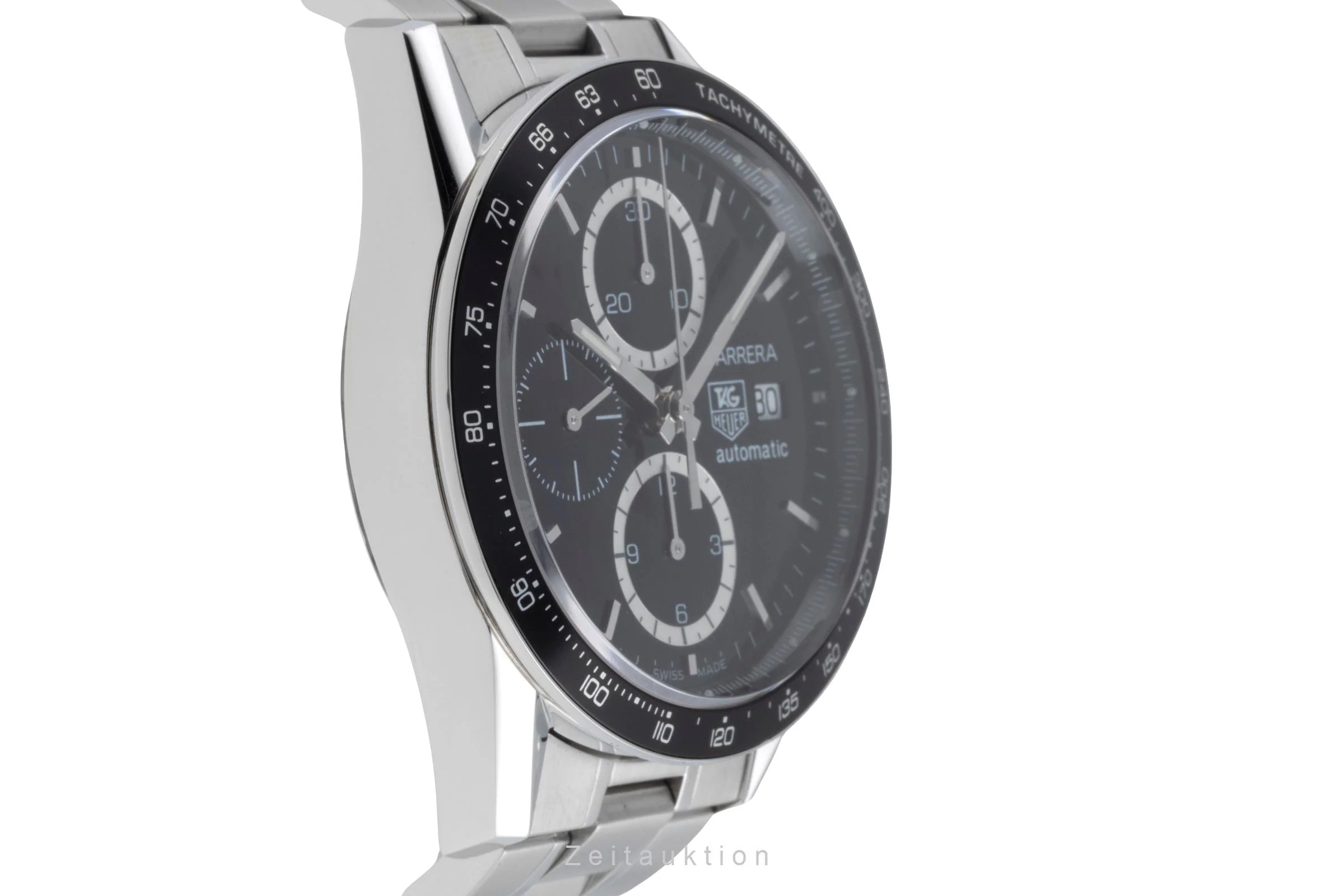 Tag Heuer Carrera chronograph steel automatic men's watch CV2010.BA0788  [2504391] - Image 8