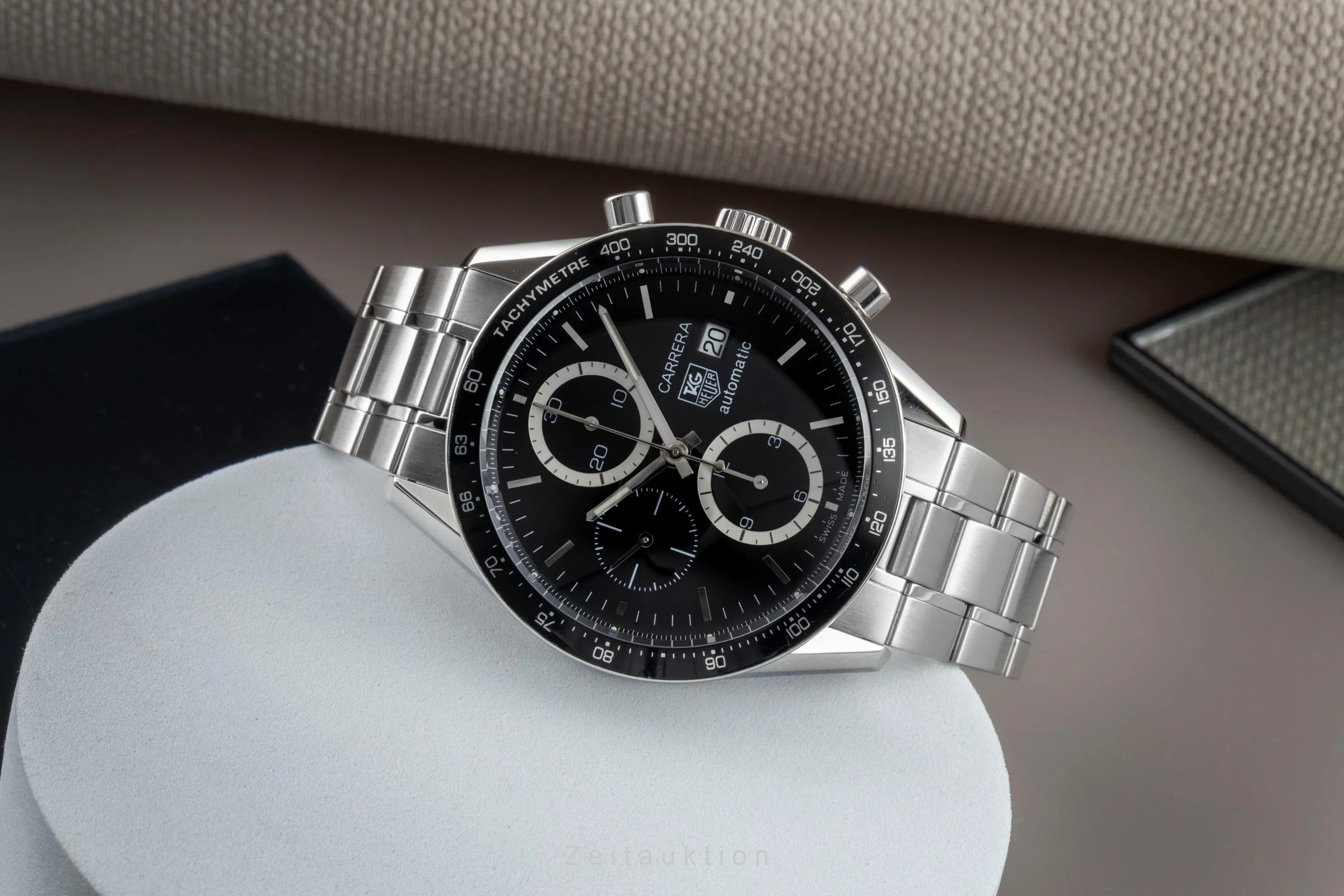 Tag Heuer Carrera chronograph steel automatic men's watch CV2010.BA0788 LP: 7500EUR  [2507437] - Image 3