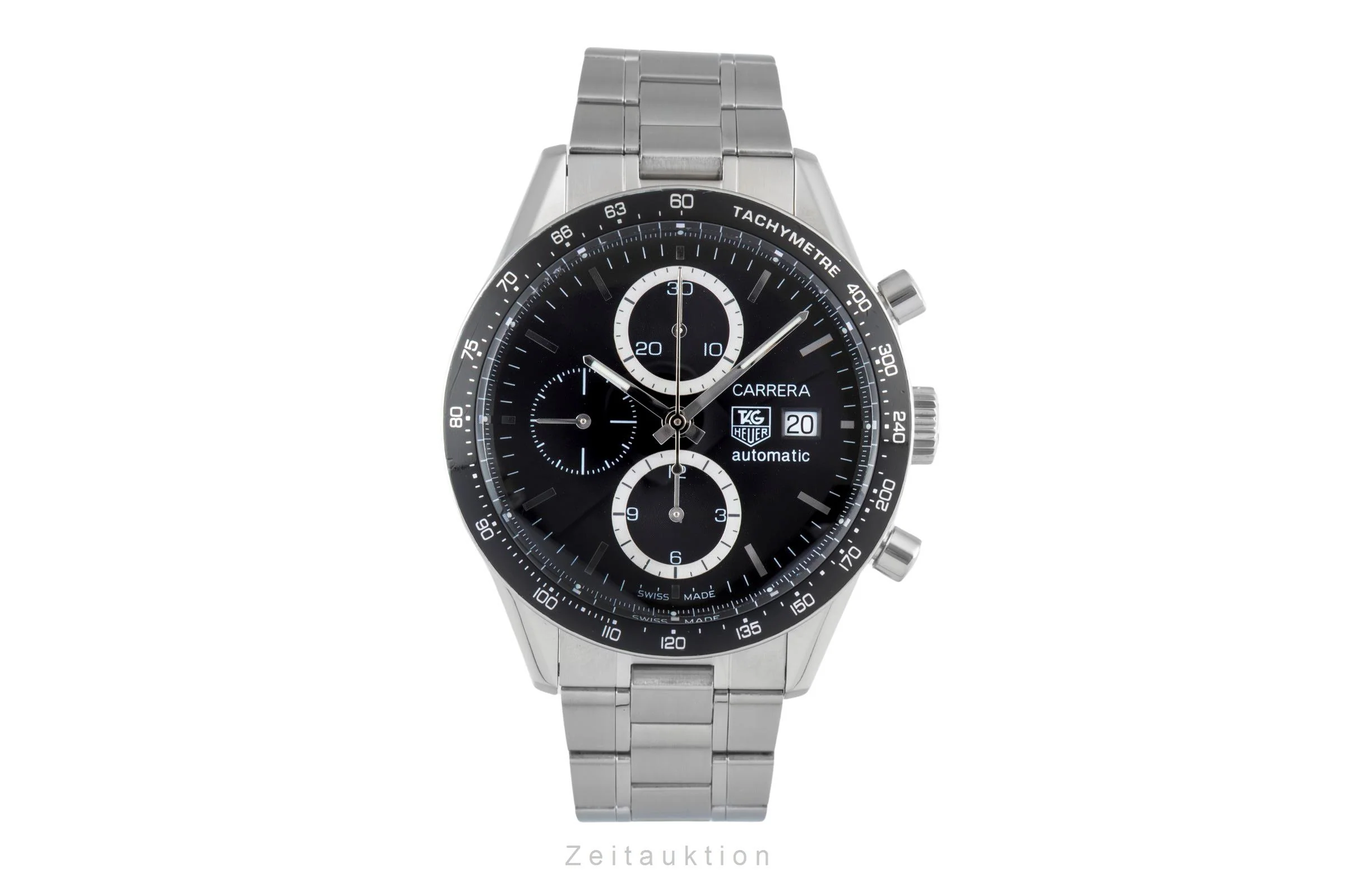 Tag Heuer Carrera chronograph steel automatic men's watch CV2010.BA0788 LP: 7500EUR  [2507437] - Image 5