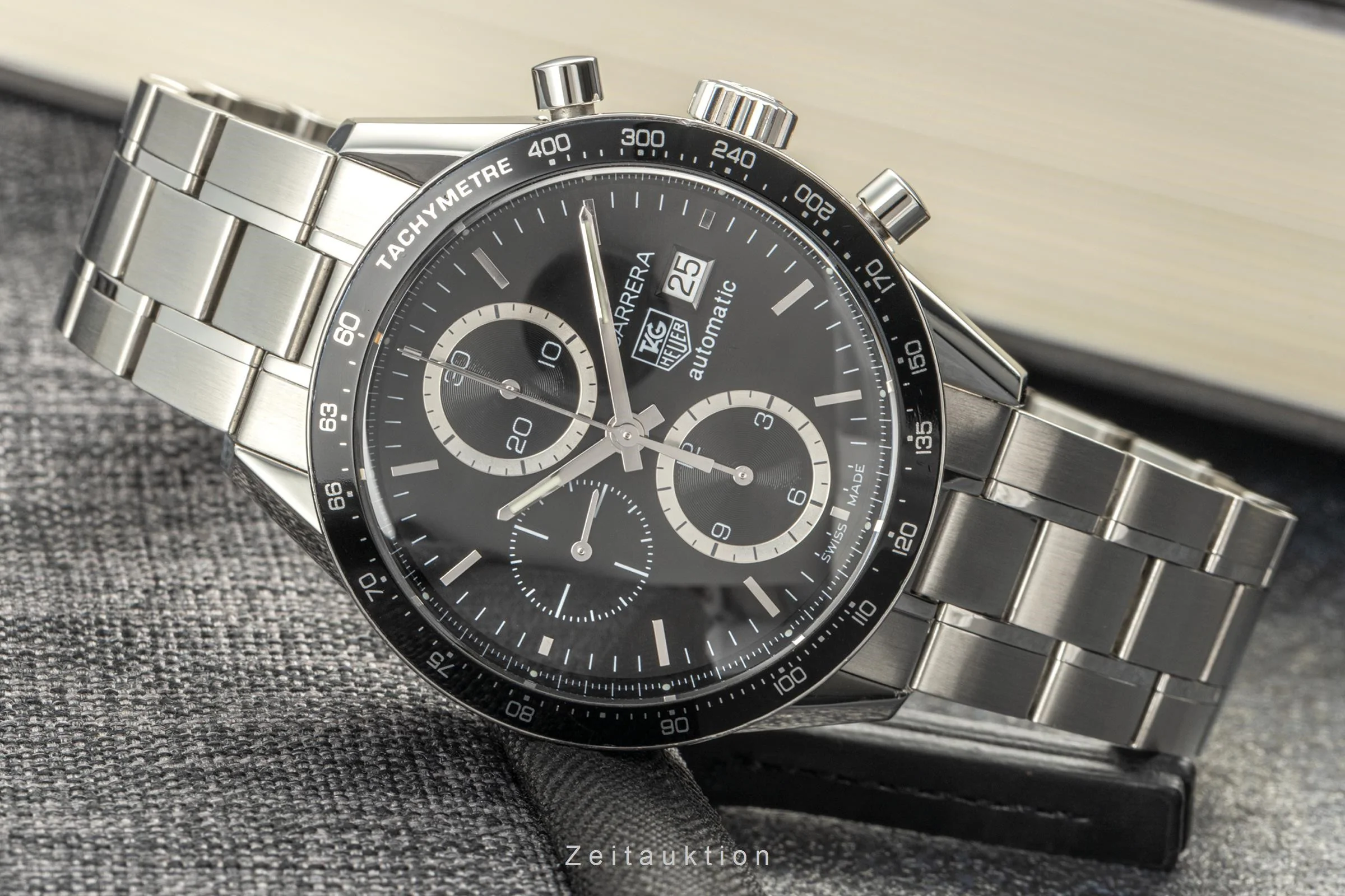 Tag Heuer Carrera chronograph steel automatic men's watch CV2010.BA0794 LP: 4800EUR  [2205422] - Image 2