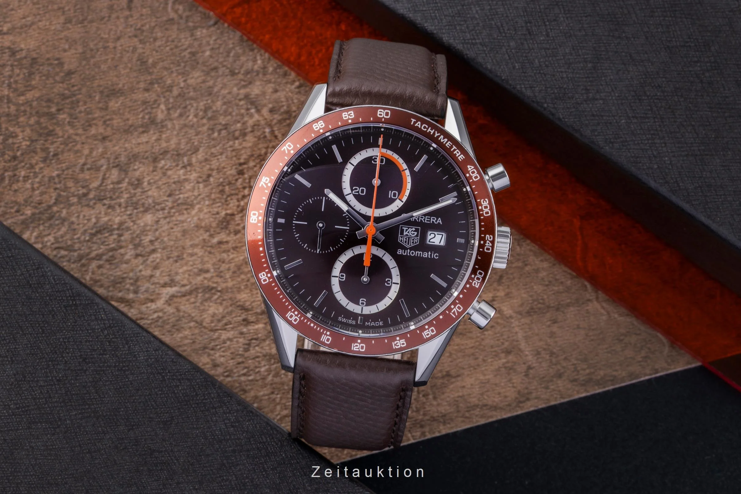 Tag Heuer Carrera chronograph steel automatic men's watch CV2013-0	  [2505826] - Image 4