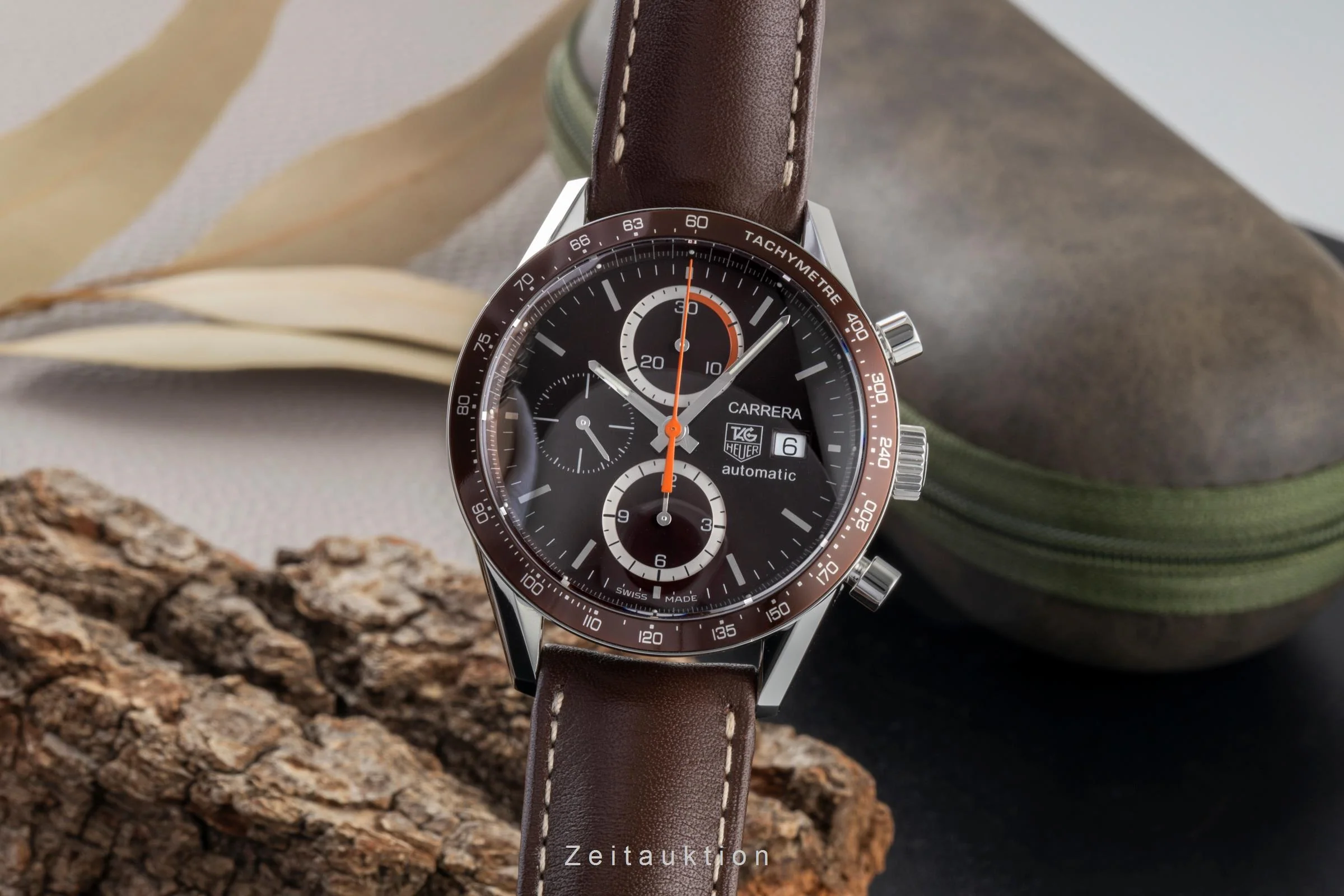 Tag Heuer Carrera chronograph steel automatic men's watch CV2013-4  [2600593] - Image 2