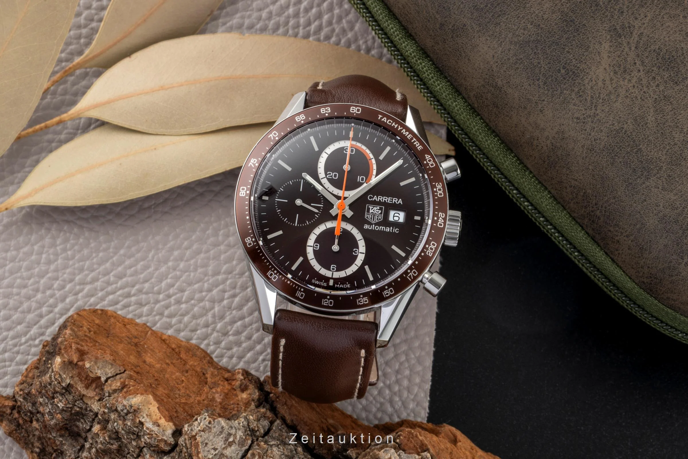Tag Heuer Carrera chronograph steel automatic men's watch CV2013-4  [2600593] - Image 4