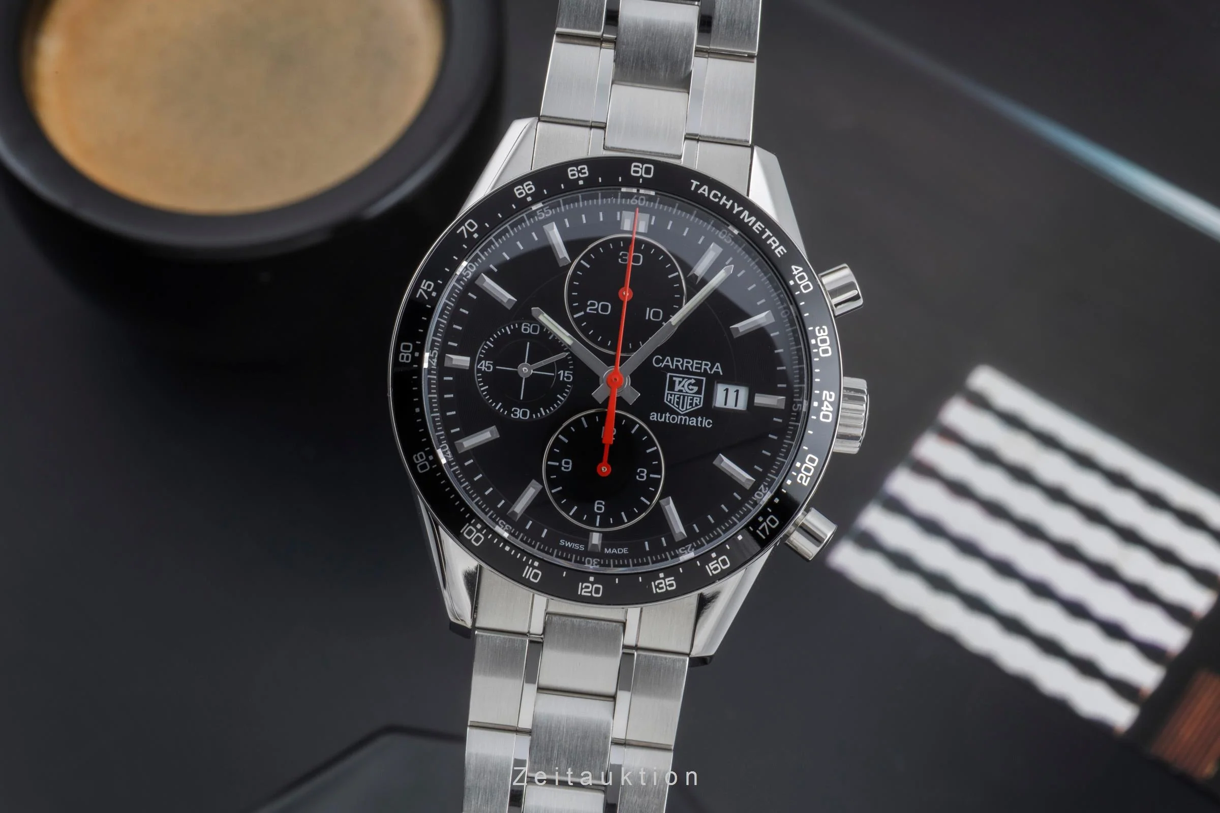 Tag Heuer Carrera chronograph steel automatic men's watch CV2014-2	 LP: 6500EUR  [2505455] - Image 2