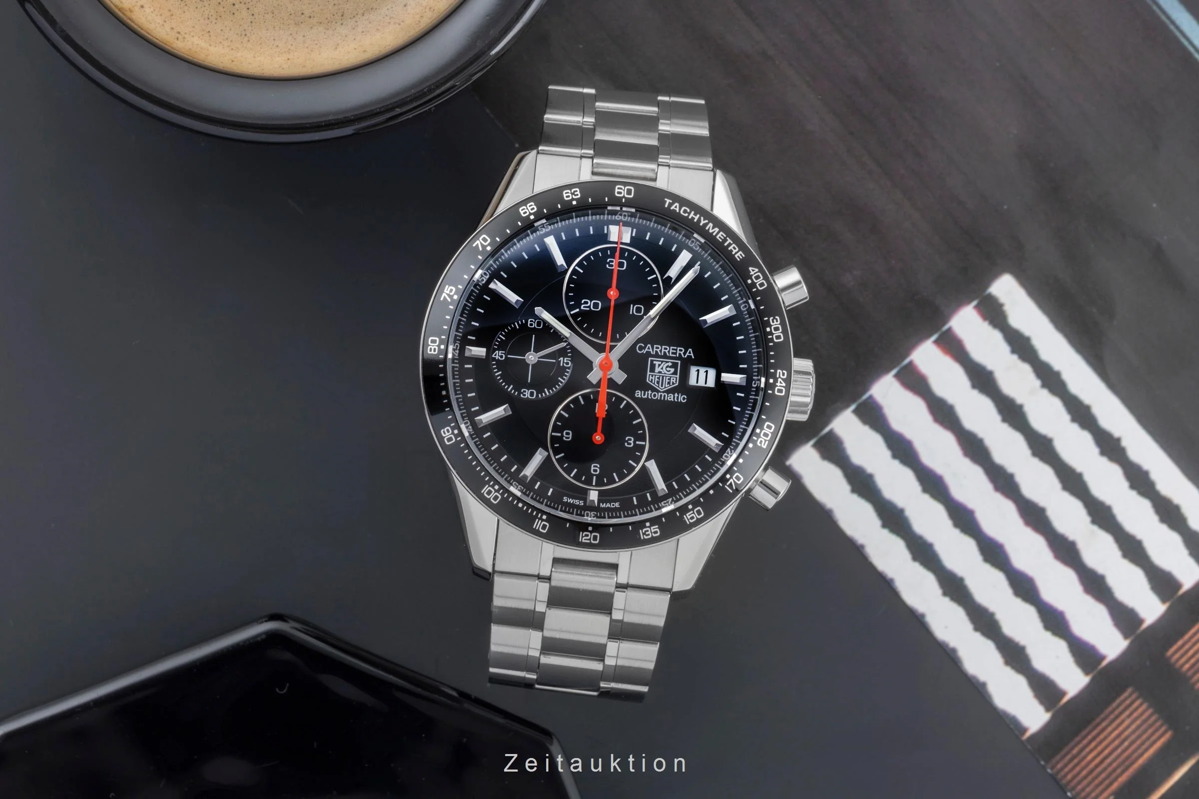 Tag Heuer Carrera chronograph steel automatic men's watch CV2014-2	 LP: 6500EUR  [2505455] - Image 4