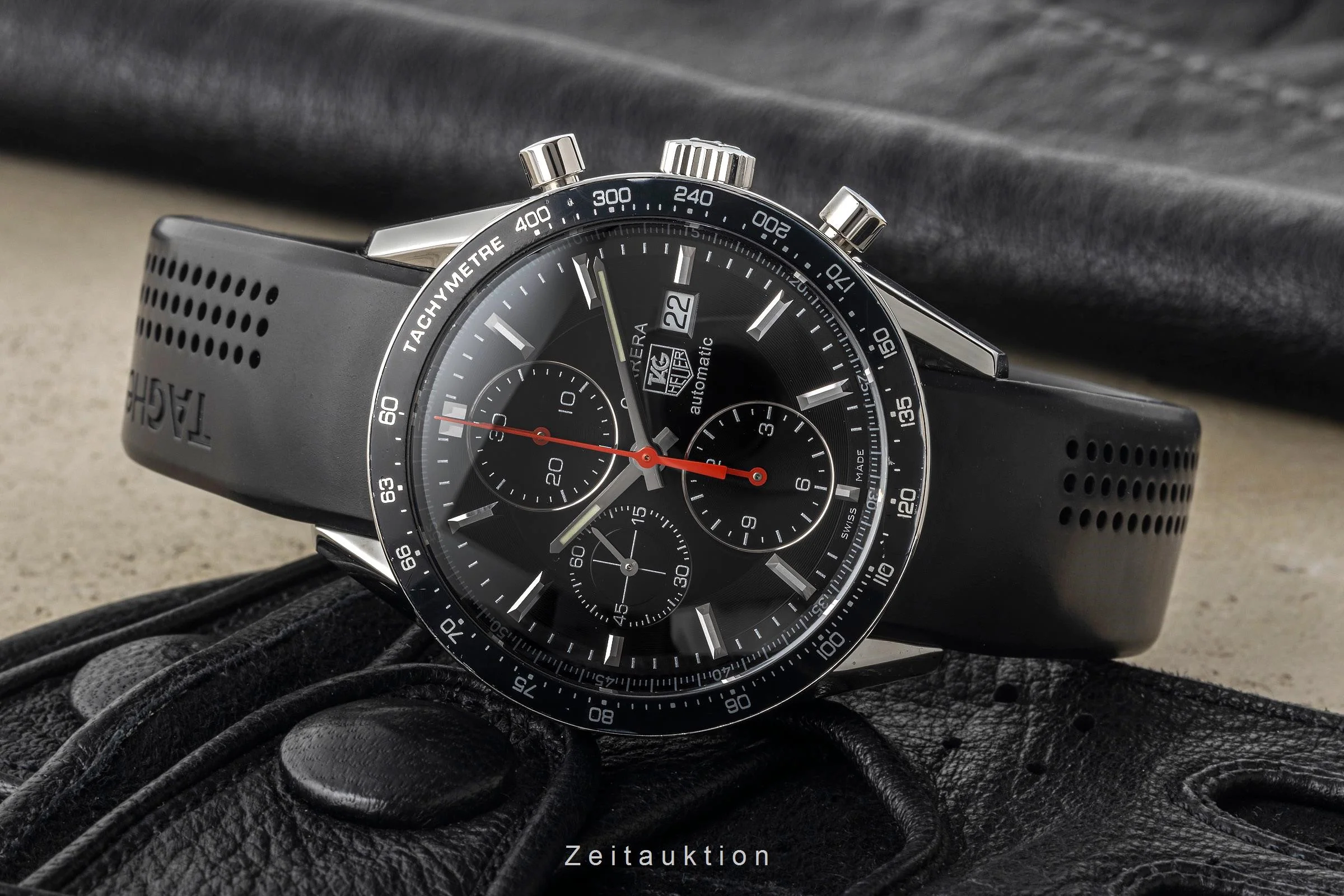 Tag Heuer Carrera chronograph steel automatic men's watch CV2014-3  [2400086] - Image 2