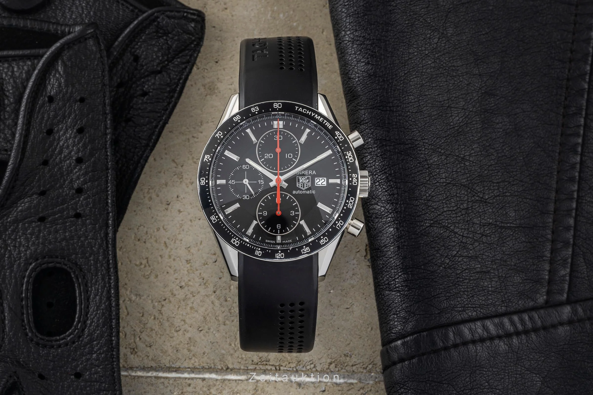 Tag Heuer Carrera chronograph steel automatic men's watch CV2014-3  [2400086] - Image 3