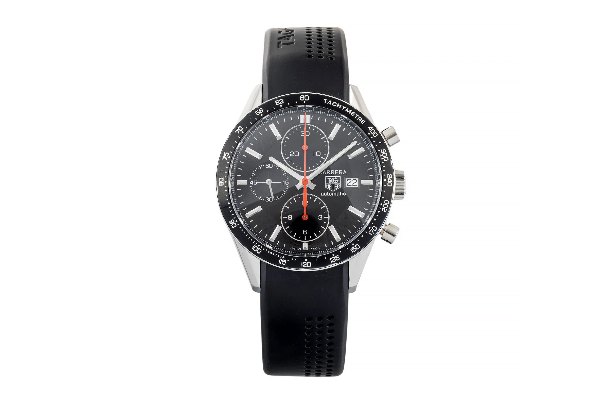 Tag Heuer Carrera chronograph steel automatic men's watch CV2014-3  [2400086] - Image 4
