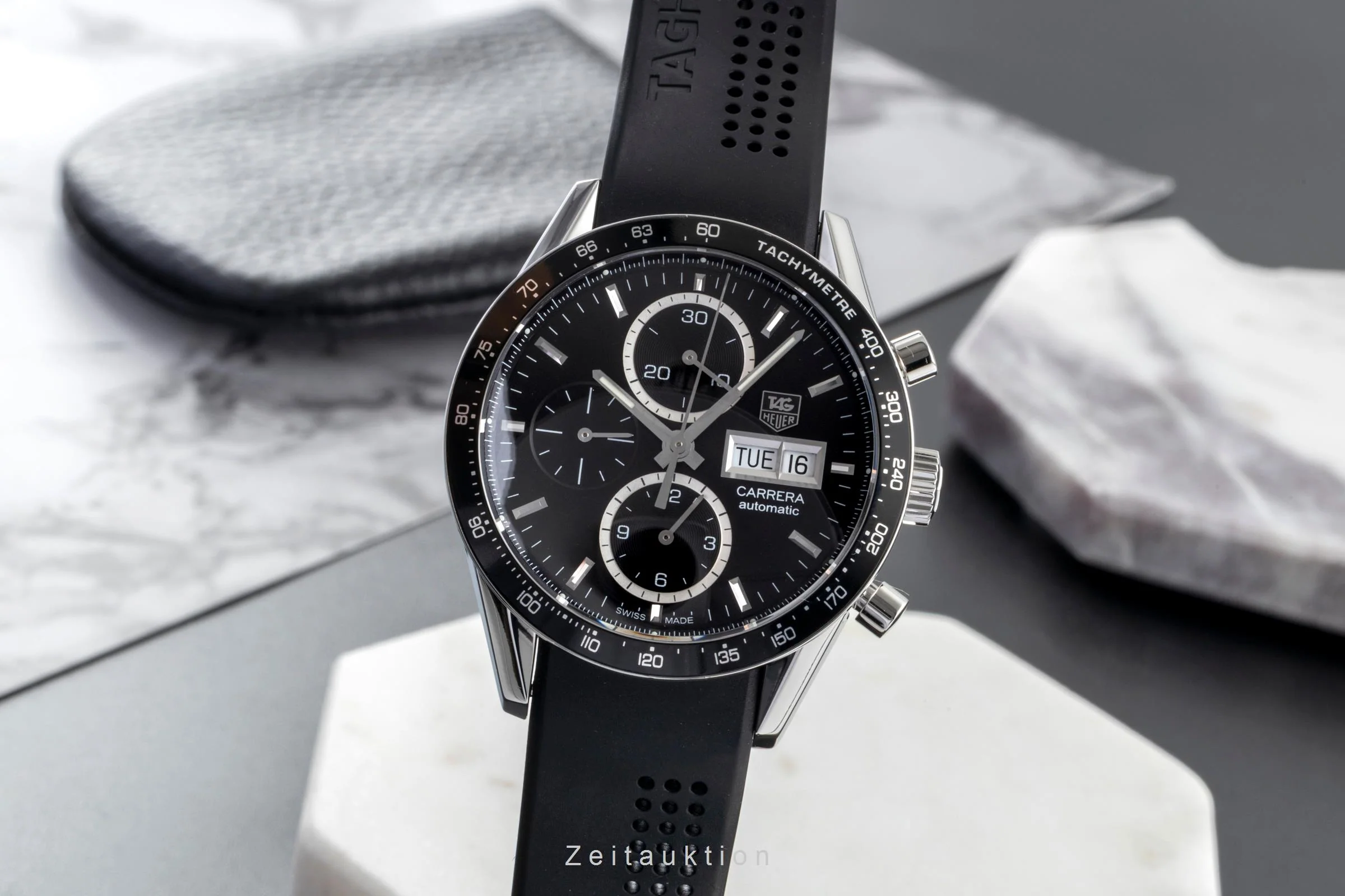 Tag Heuer Carrera chronograph steel automatic men's watch CV201AG LP: 7950EUR  [2600217] - Image 2