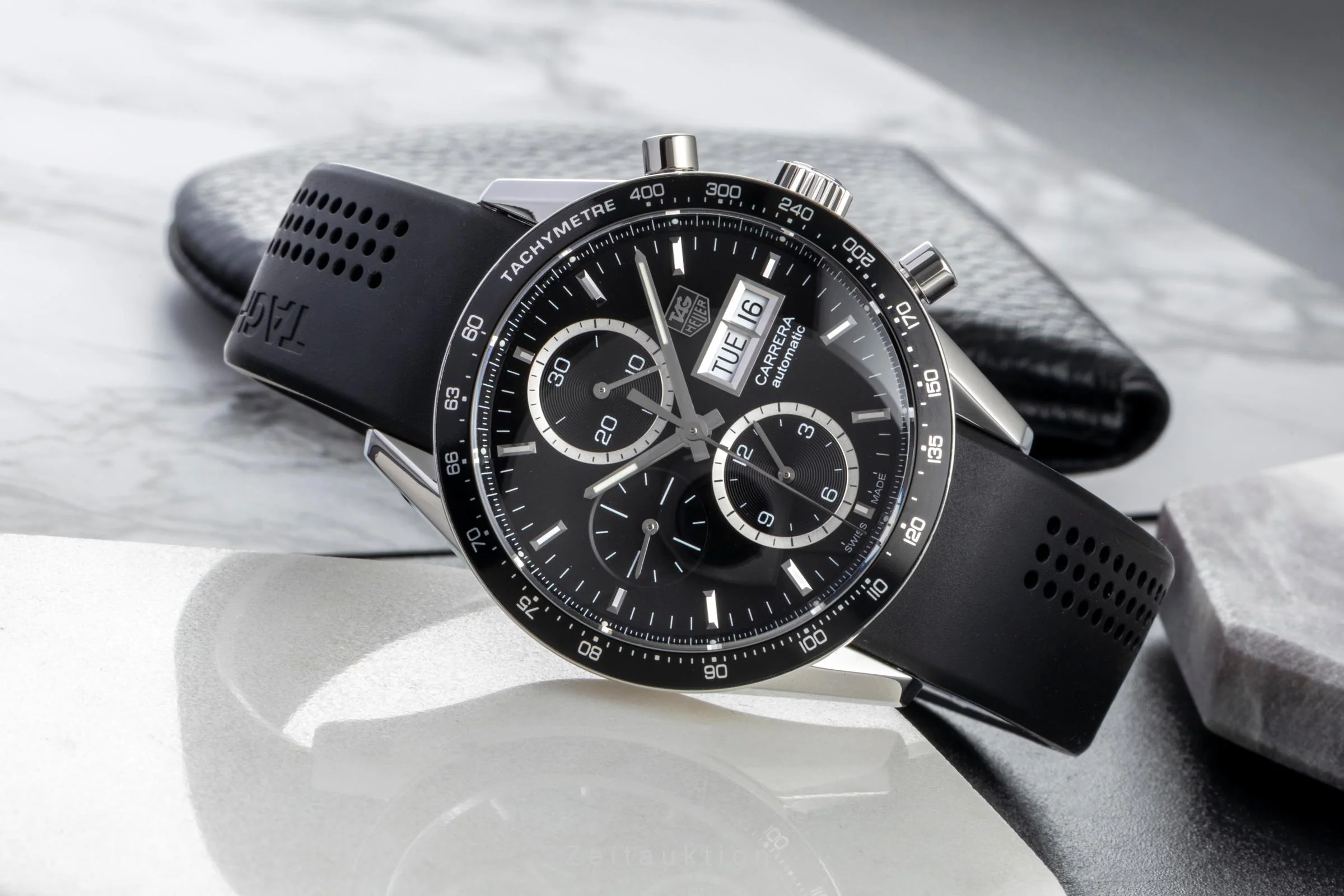 Tag Heuer Carrera chronograph steel automatic men's watch CV201AG LP: 7950EUR  [2600217] - Image 3