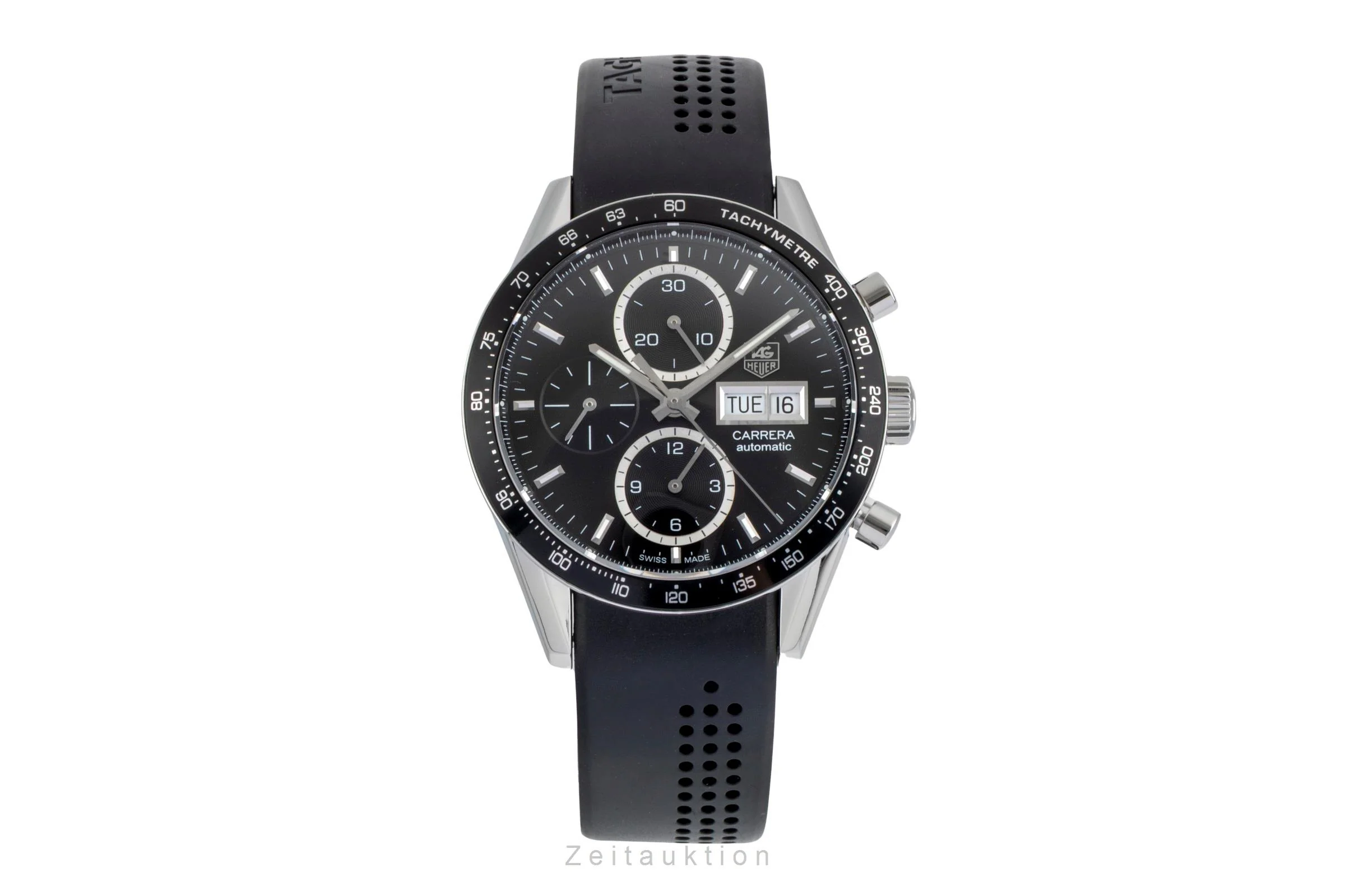 Tag Heuer Carrera chronograph steel automatic men's watch CV201AG LP: 7950EUR  [2600217] - Image 5