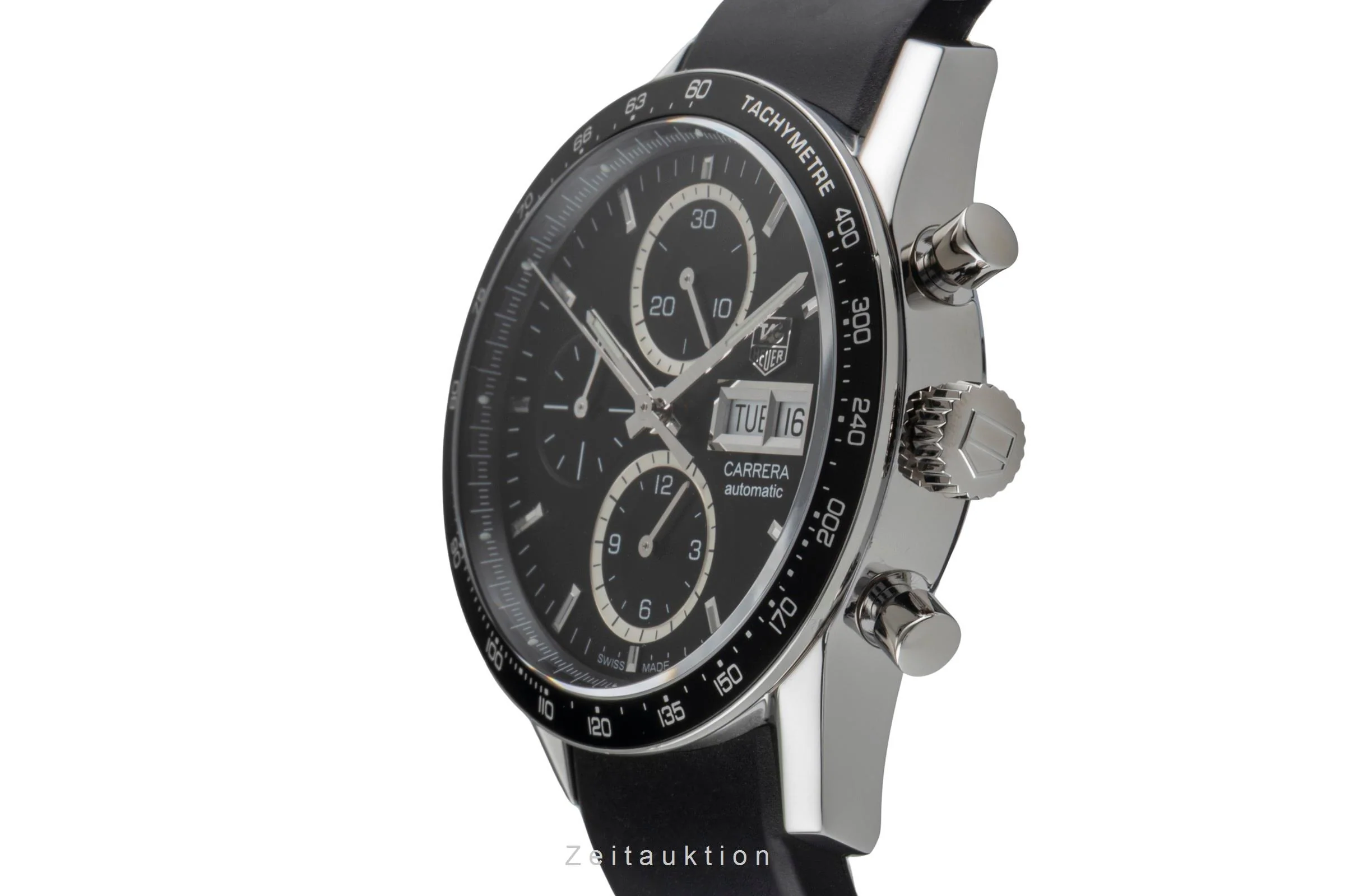 Tag Heuer Carrera chronograph steel automatic men's watch CV201AG LP: 7950EUR  [2600217] - Image 7