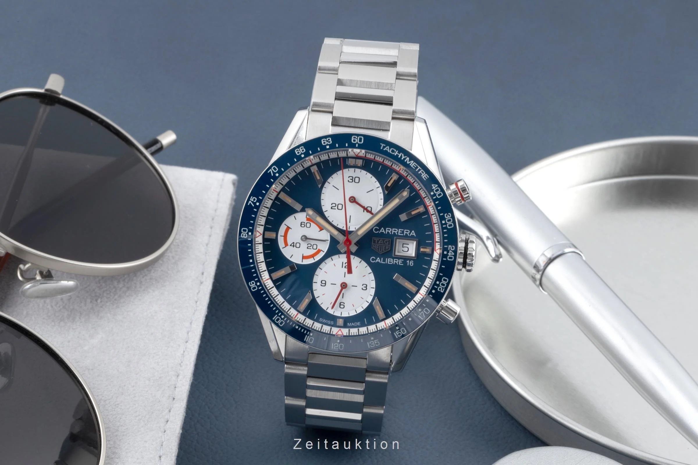 Tag Heuer Carrera chronograph steel automatic men's watch CV201AR.BA0715 LP: 6800EUR  [2507370] - Image 4