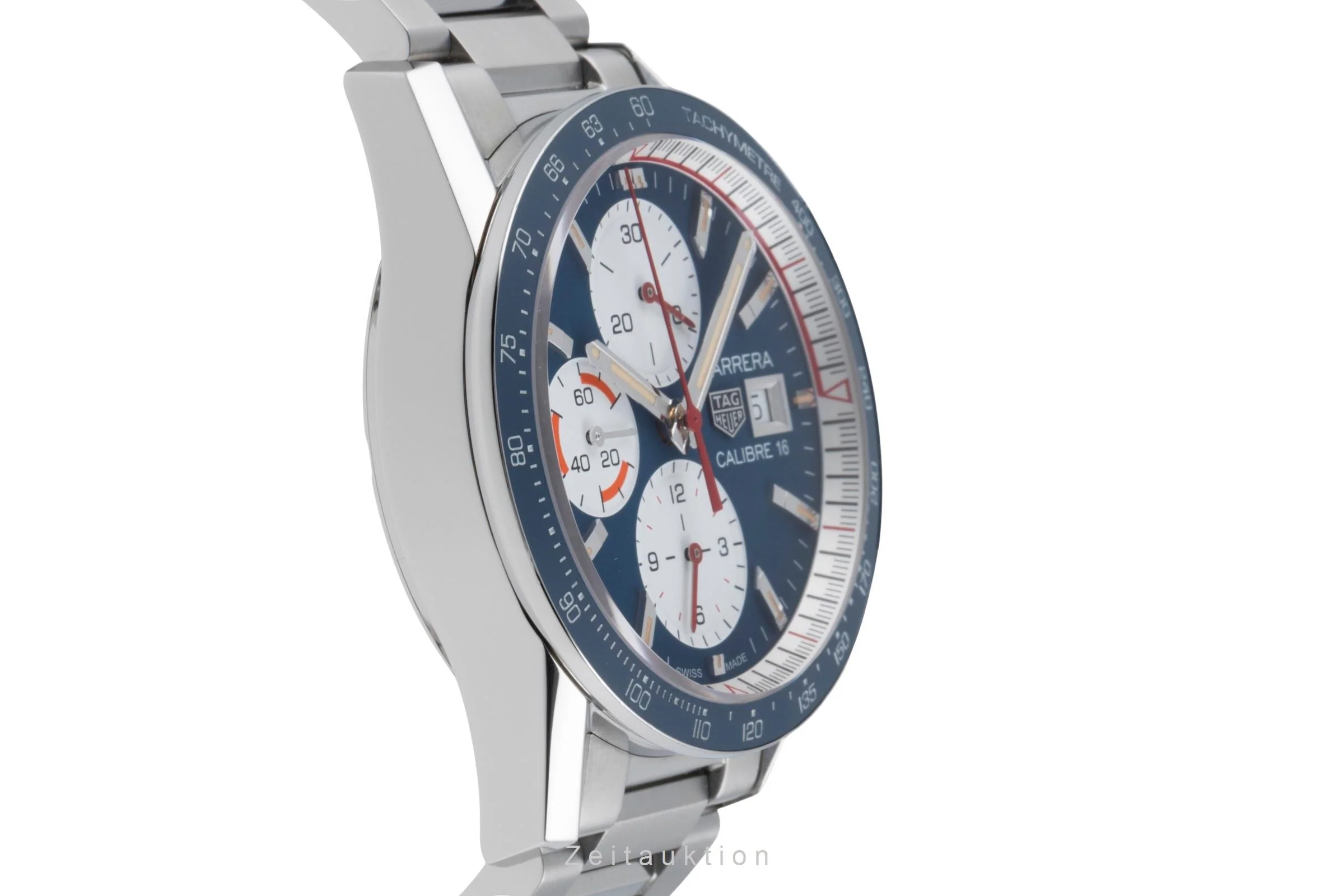 Tag Heuer Carrera chronograph steel automatic men's watch CV201AR.BA0715 LP: 6800EUR  [2507370] - Image 8