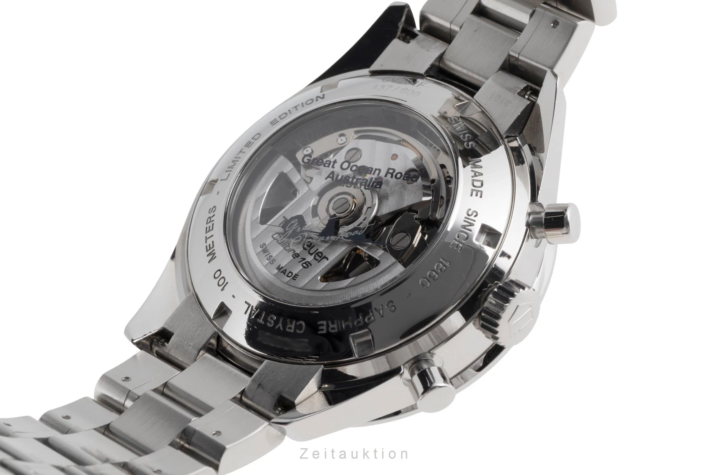 Tag Heuer Carrera chronograph steel automatic men's watch CV201F Limited  [2502824] - Image 11