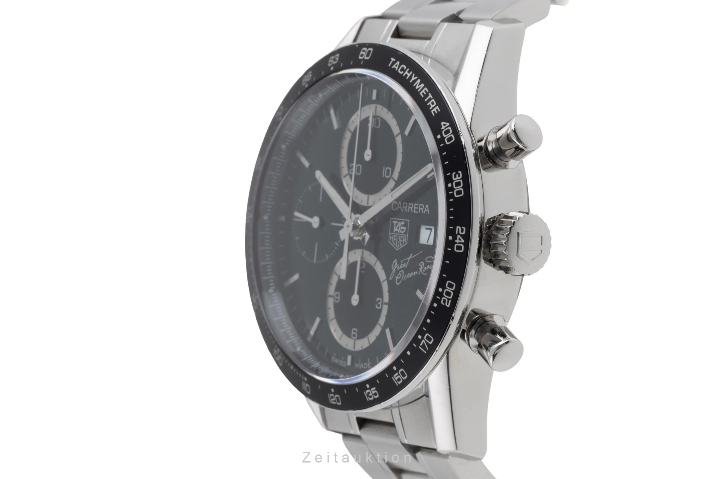 Tag Heuer Carrera chronograph steel automatic men's watch CV201F Limited  [2502824] - Image 7