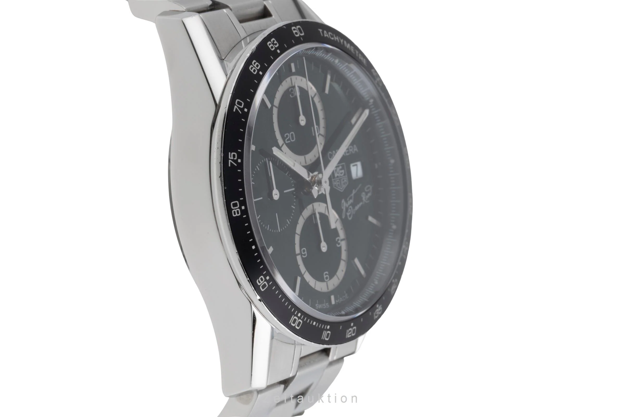 Tag Heuer Carrera chronograph steel automatic men's watch CV201F Limited  [2502824] - Image 8