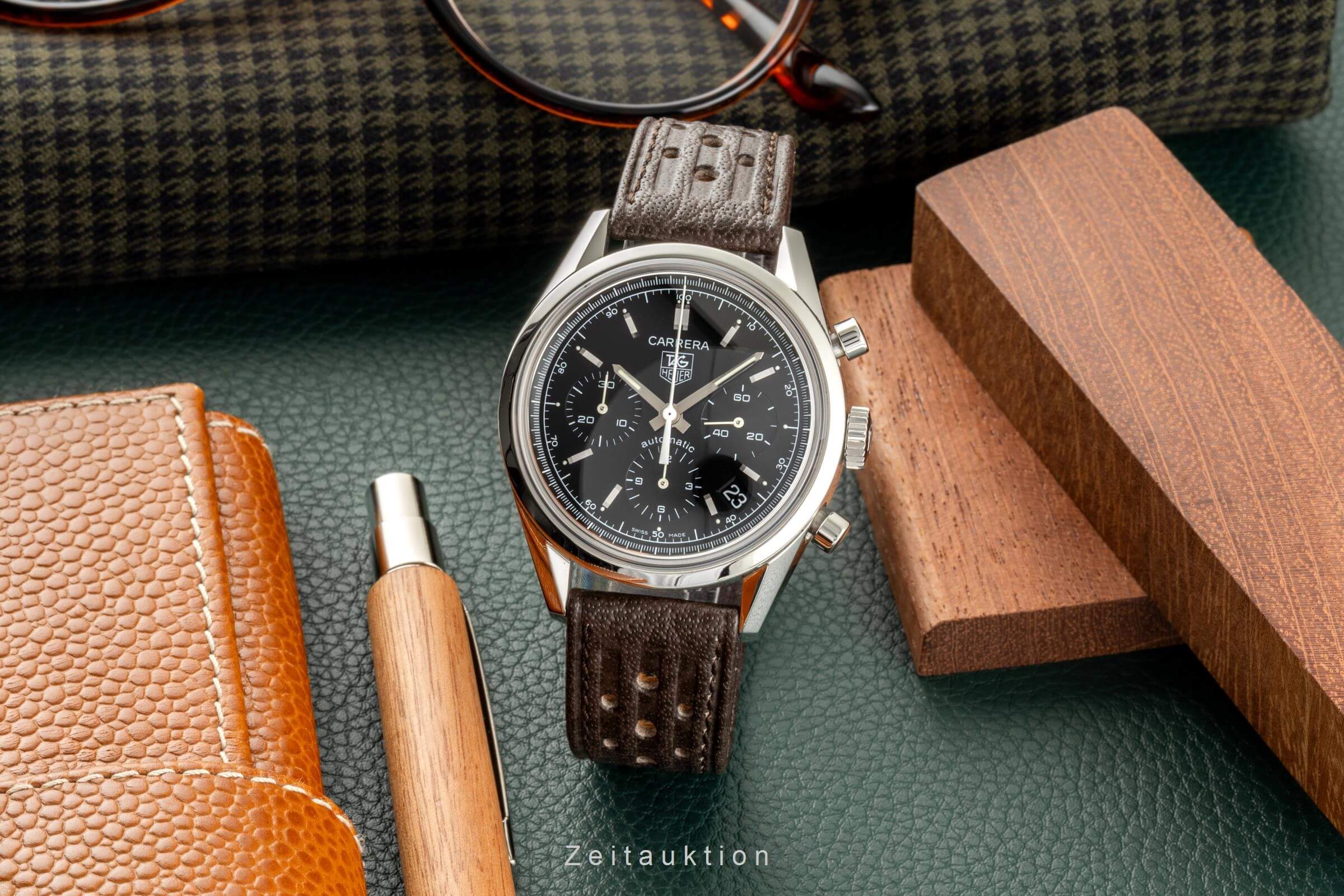 Tag Heuer Carrera chronograph steel automatic men's watch CV2111-0 LP: 6500EUR  [2401925] - Image 3