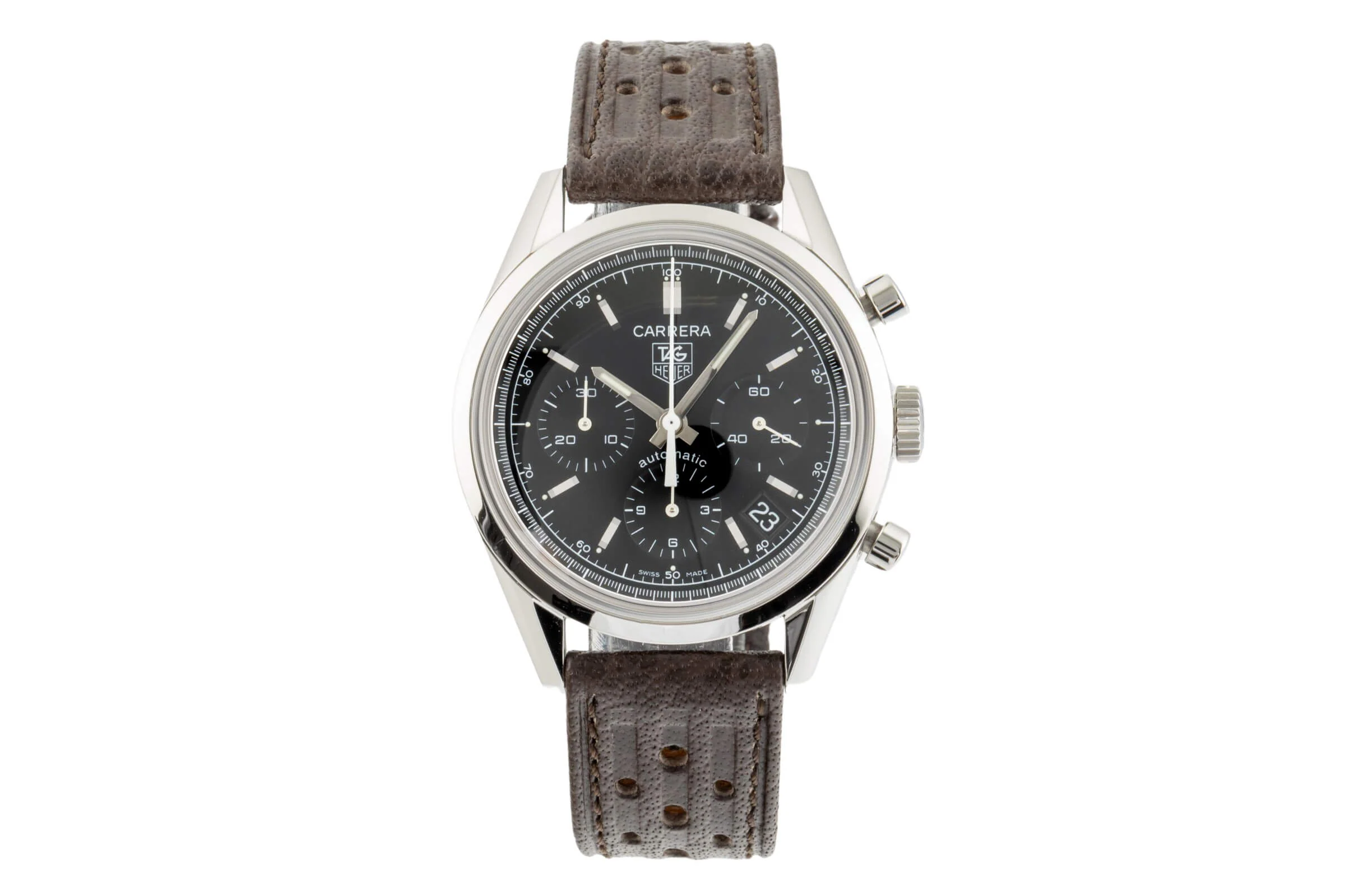 Tag Heuer Carrera chronograph steel automatic men's watch CV2111-0 LP: 6500EUR  [2401925] - Image 4