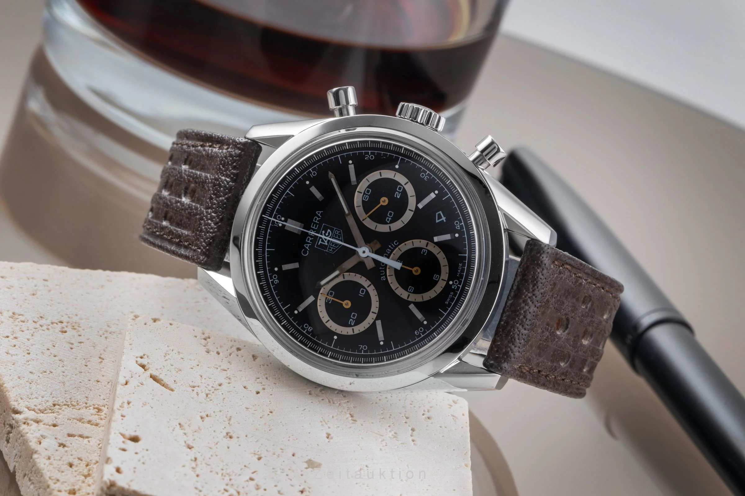 Tag Heuer Carrera chronograph steel automatic men's watch CV2111-0  [2502717] - Image 3