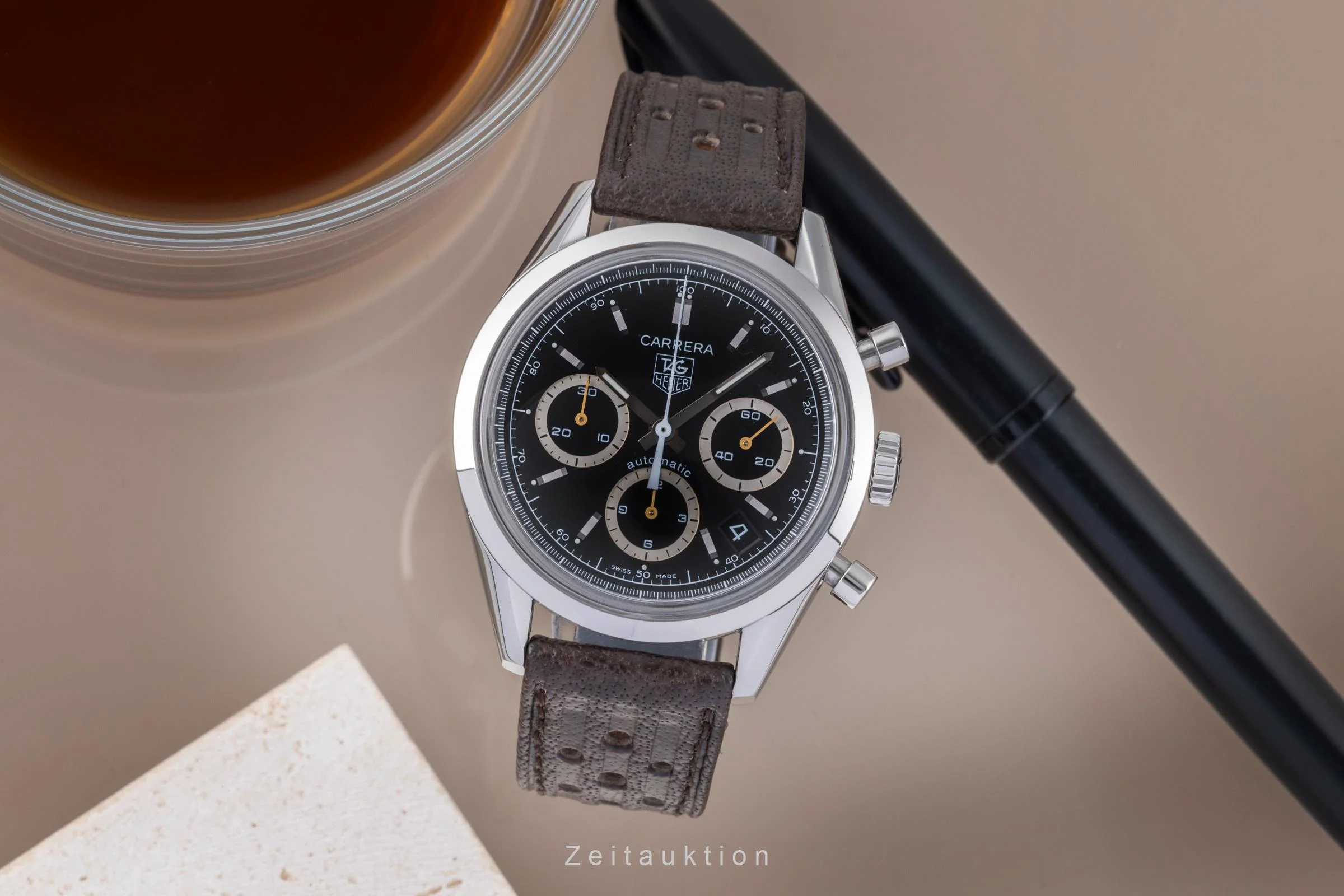 Tag Heuer Carrera chronograph steel automatic men's watch CV2111-0  [2502717] - Image 4