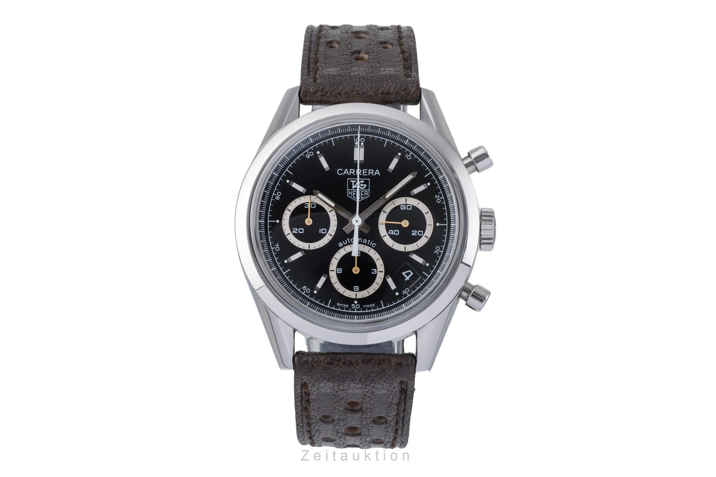 Tag Heuer Carrera chronograph steel automatic men's watch CV2111-0  [2502717] - Image 5