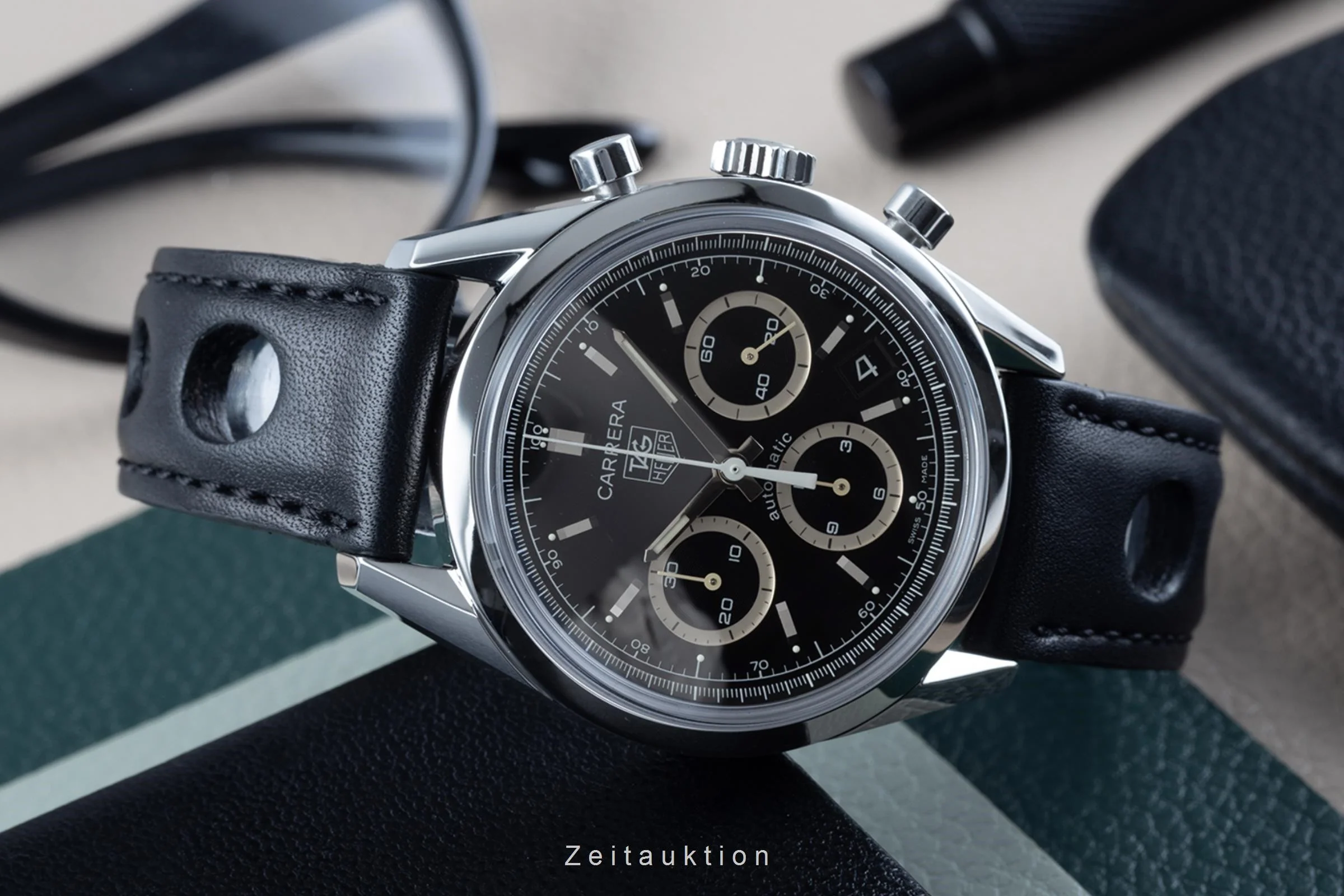 Tag Heuer Carrera chronograph steel automatic men's watch CV2113-0  [2204186] - Image 2