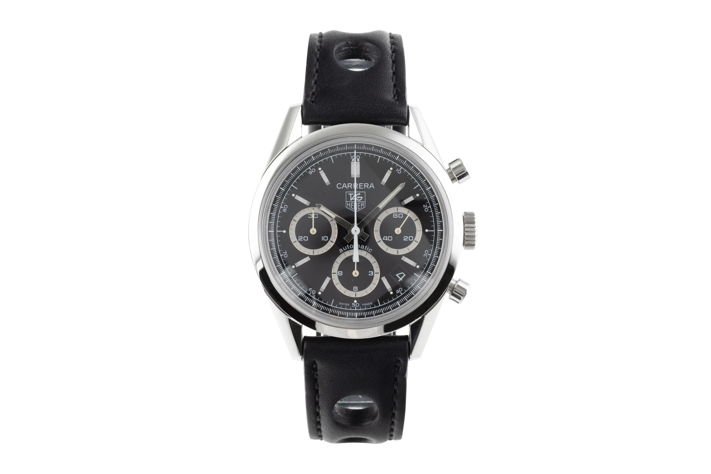 Tag Heuer Carrera chronograph steel automatic men's watch CV2113-0  [2204186] - Image 4