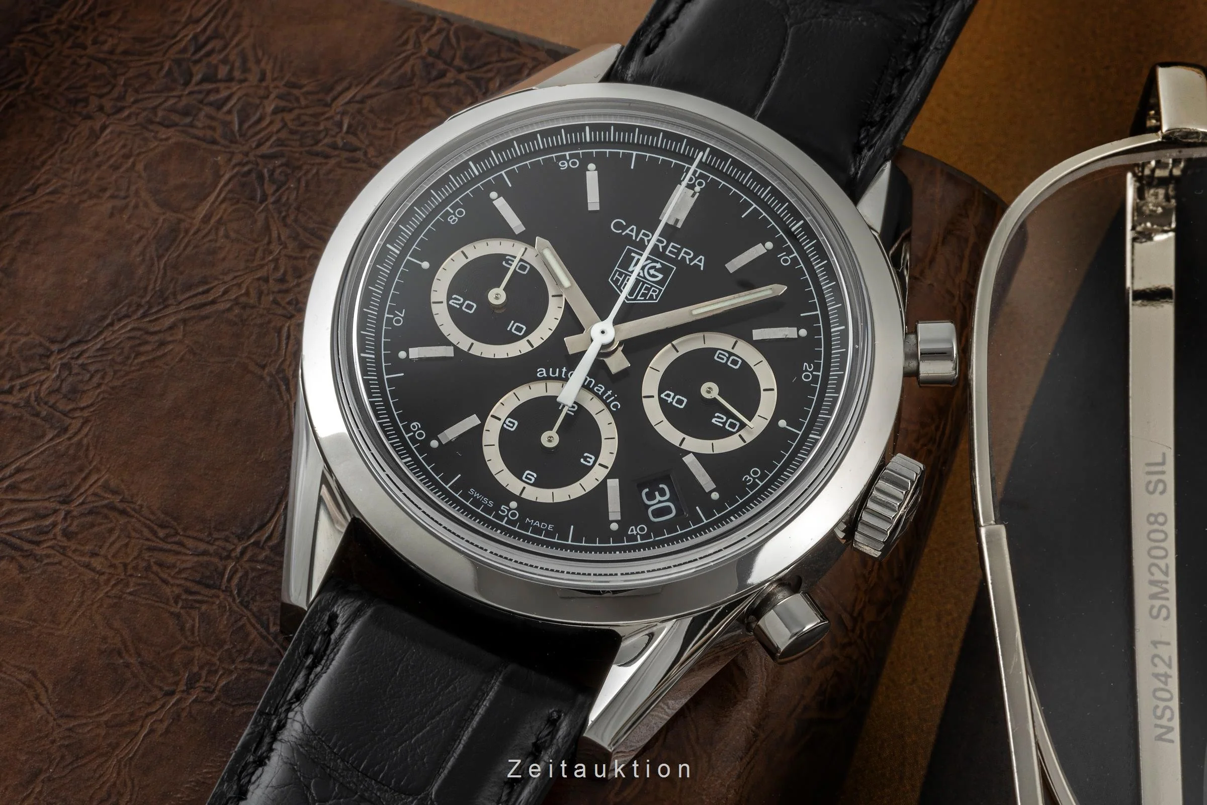 Tag Heuer Carrera chronograph steel automatic men's watch CV2113-0  [2400461] - Image 14