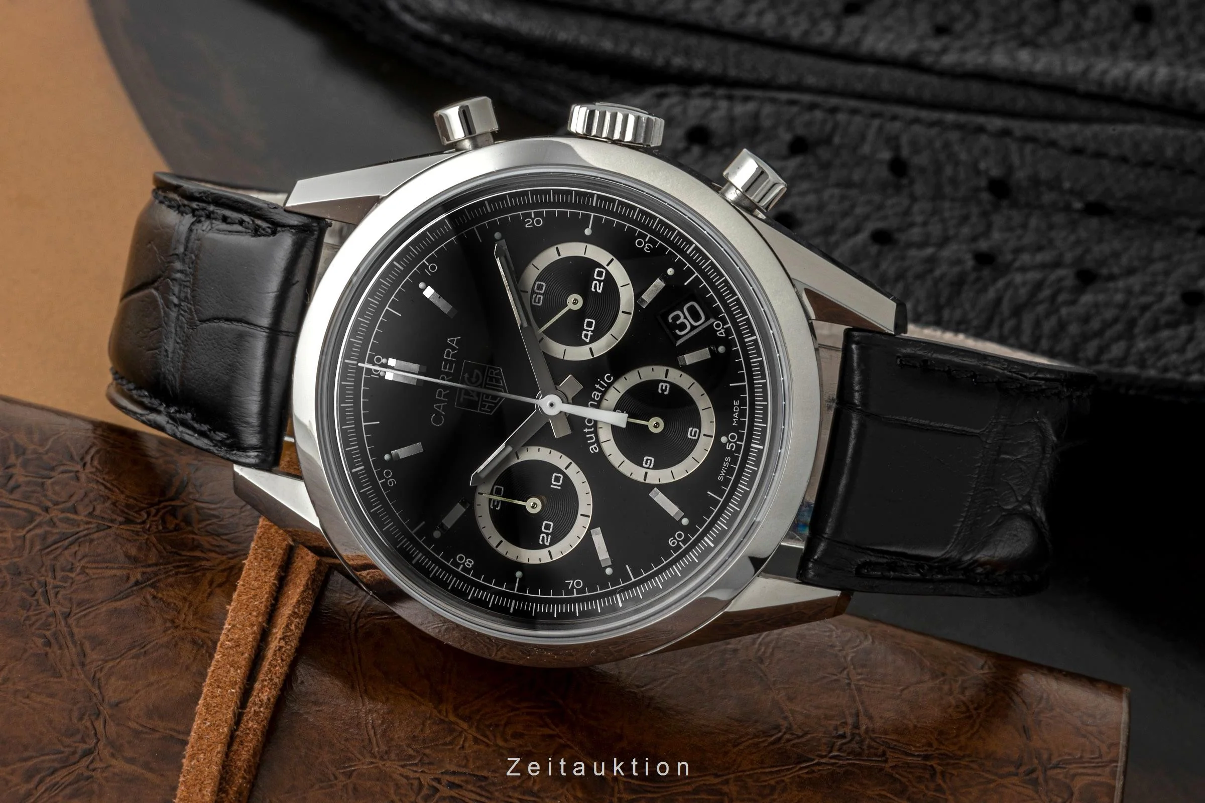 Tag Heuer Carrera chronograph steel automatic men's watch CV2113-0  [2400461] - Image 3
