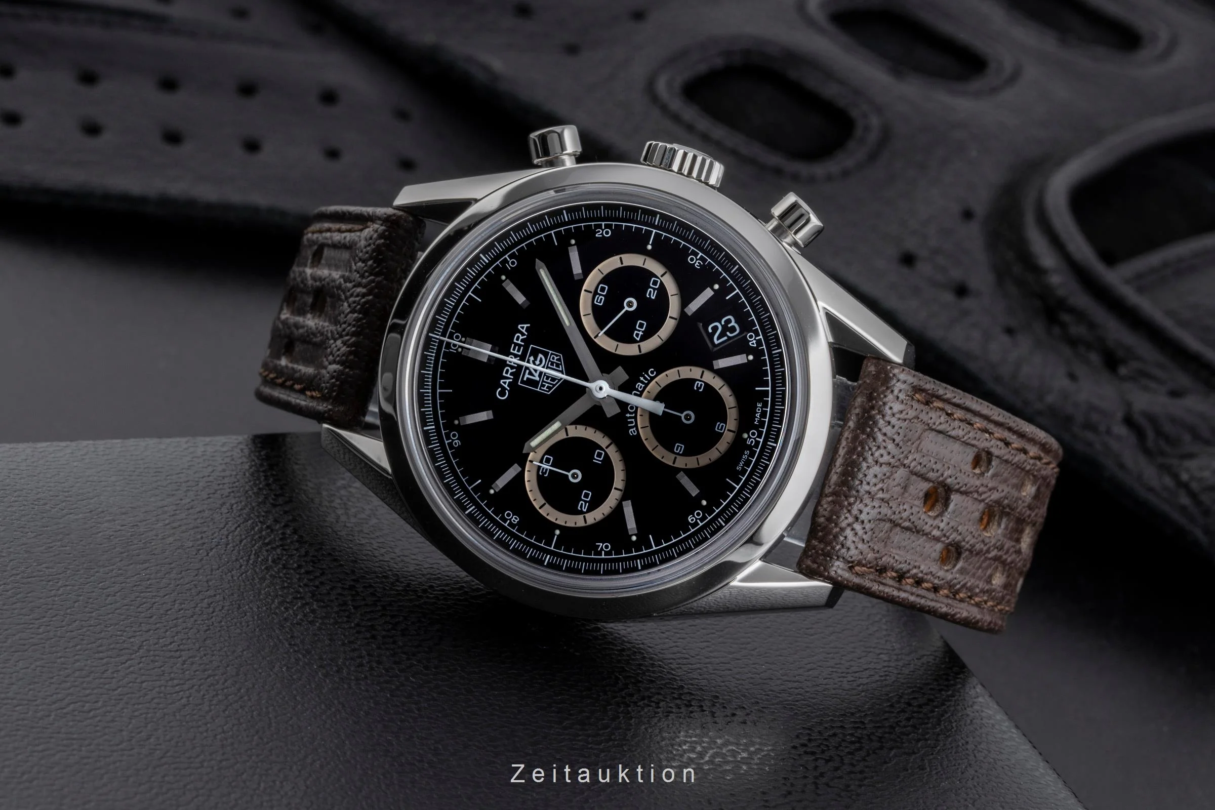 Tag Heuer Carrera chronograph steel automatic men's watch CV2113-0  [2502218] - Image 3