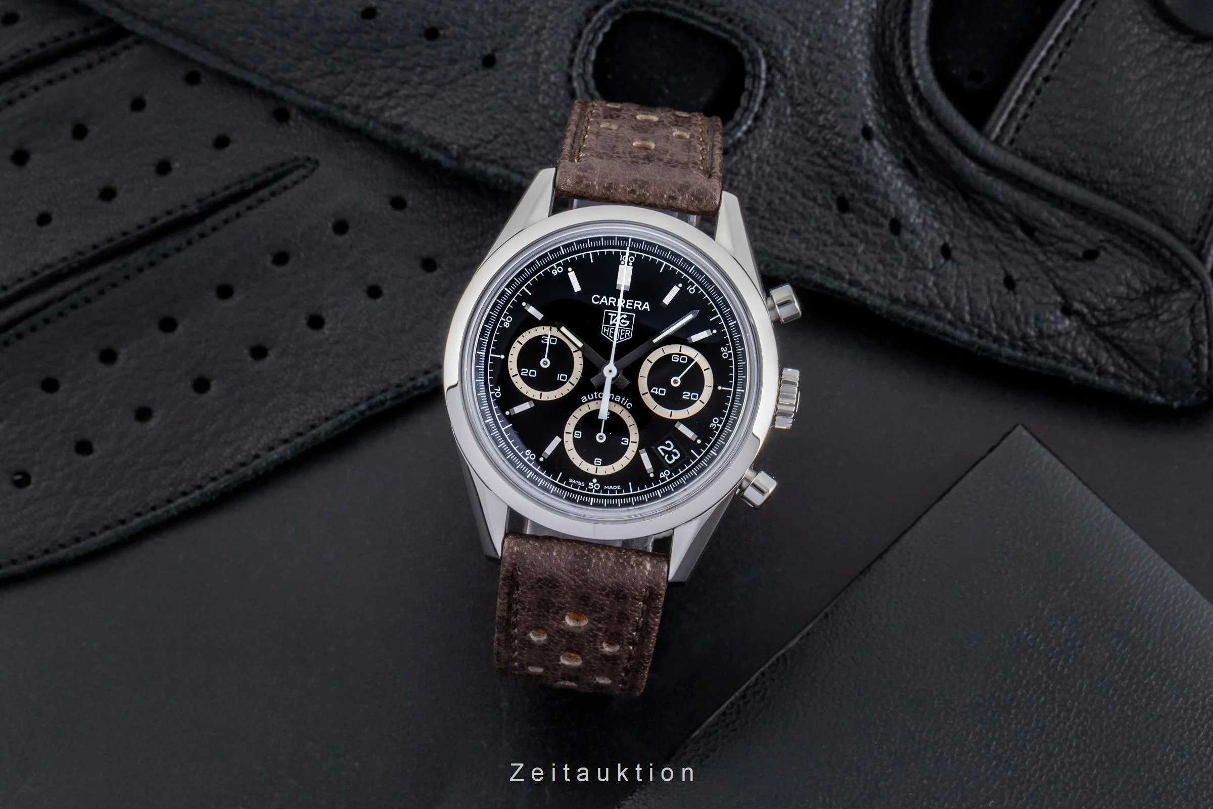 Tag Heuer Carrera chronograph steel automatic men's watch CV2113-0  [2502218] - Image 4