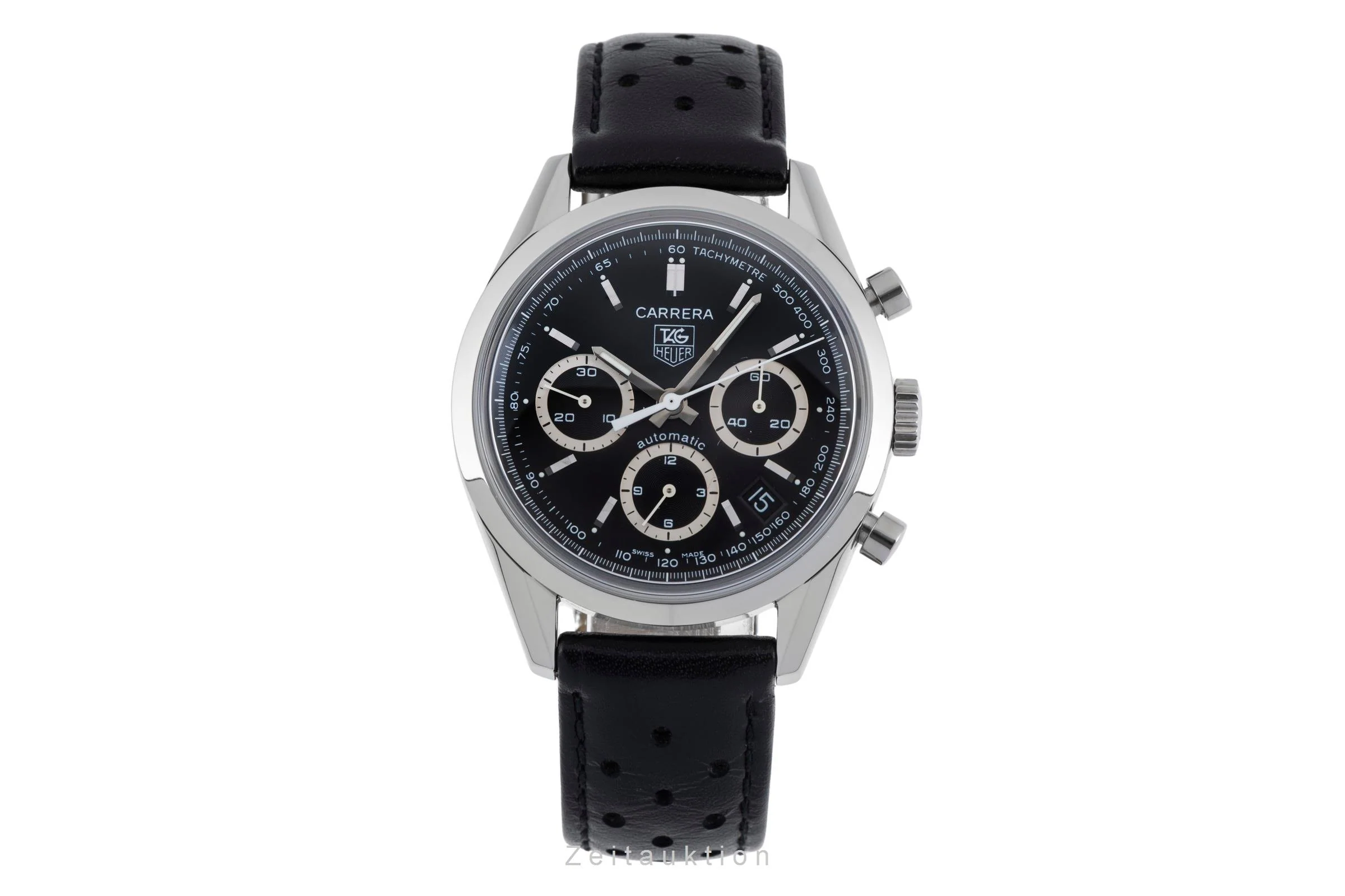 Tag Heuer Carrera chronograph steel automatic men's watch CV2114.FC6182 Limited  [2506657] - Image 5